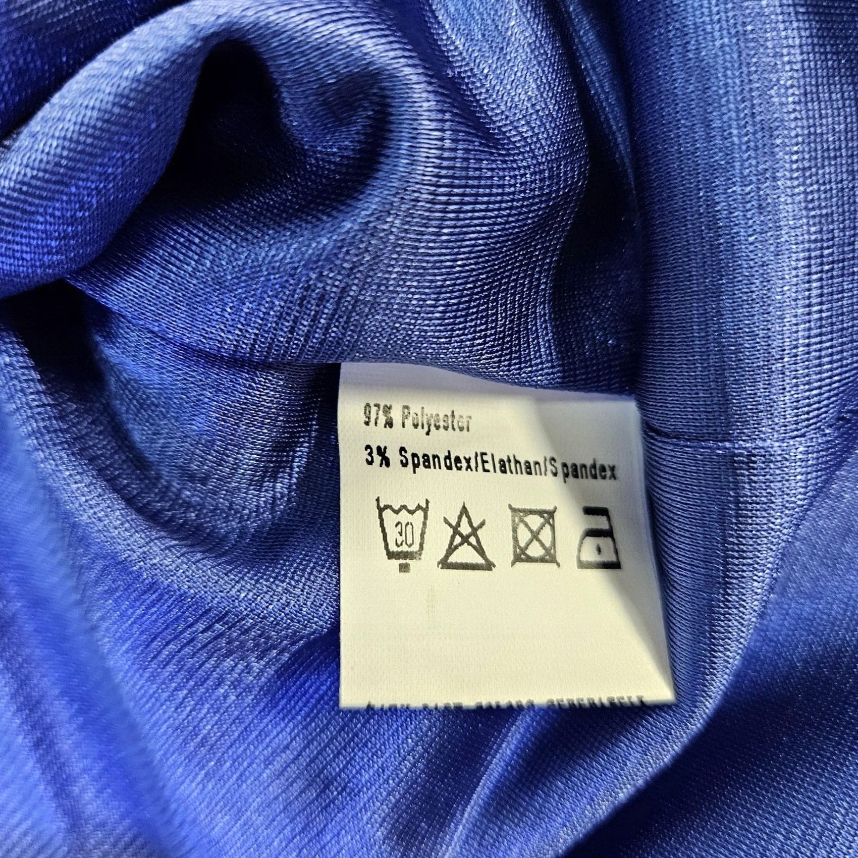 Vintage Grace Karin Blouse Womens Medium Blue Boat Neck 3/4 Sleeve Chiffon Top Basic Size M / US 6-8 / IT 42-44 - 4 Thumbnail