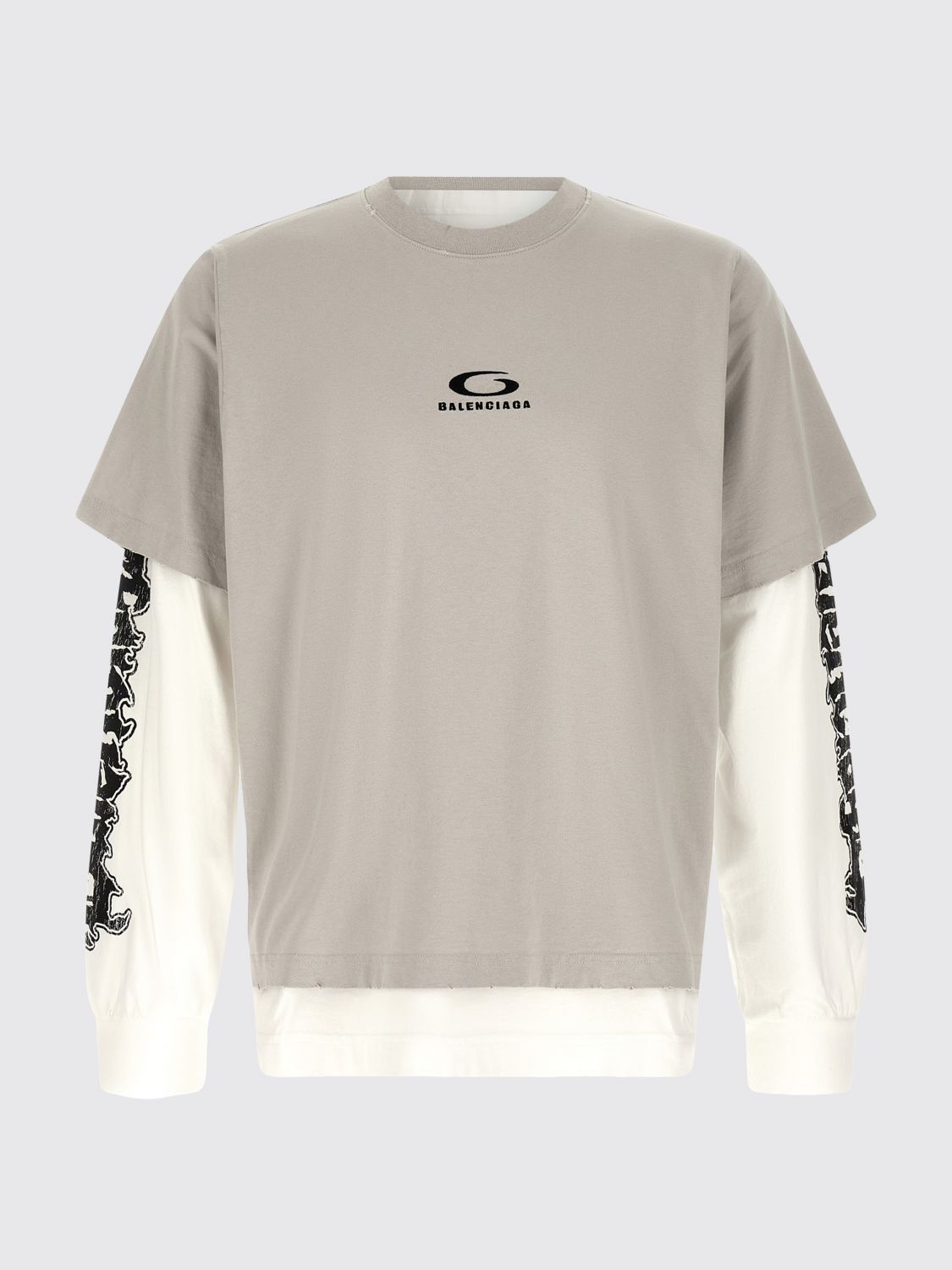 Balenciaga Balenciaga T-Shirt Men Grey Size US M / EU 48-50 / 2 - 1 Preview