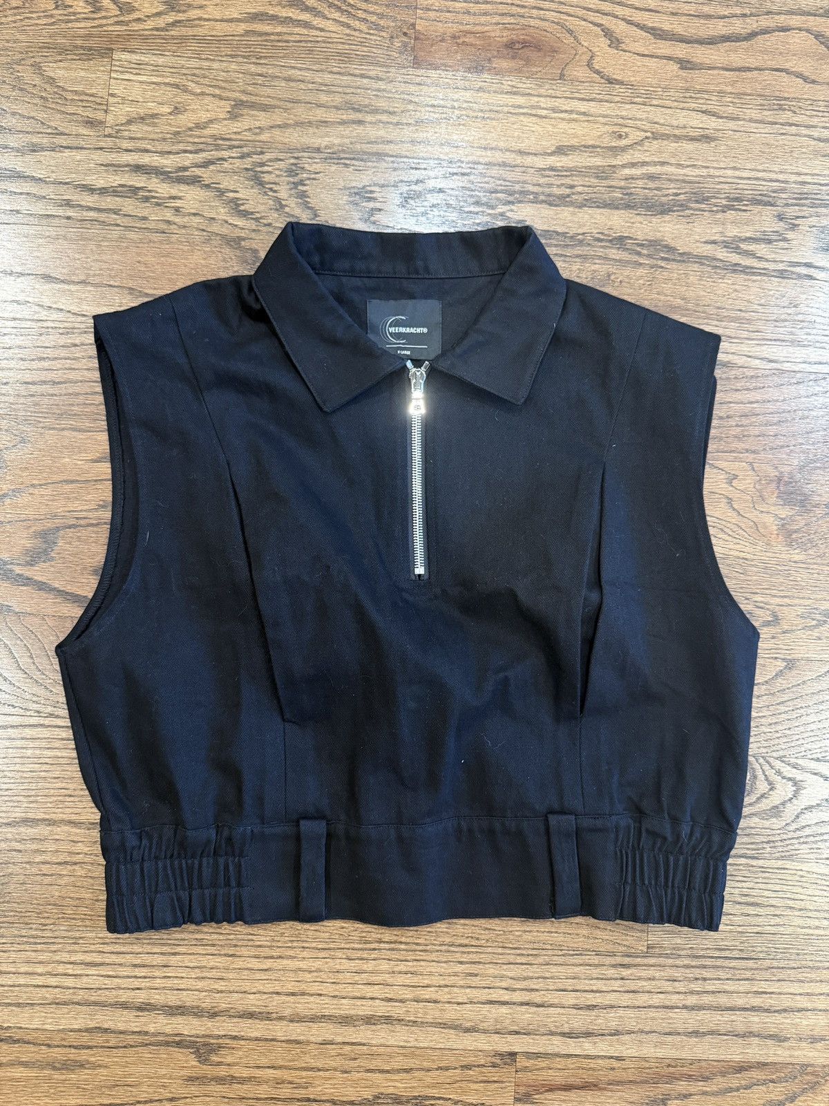 Other Veerkracht Denim Cropped Vest Size US XL / EU 56 / 4 - 8 Thumbnail