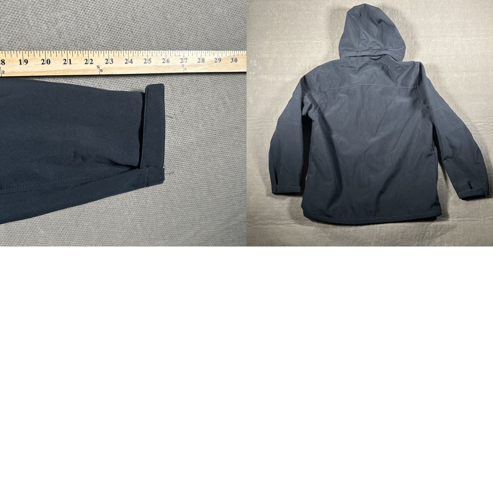 Vintage Hawke & Co Mens Medium Black Zip Pockets Hooded Jacket Sport Performance Windbreaker Size US M / EU 48-50 / 2 - 9 Thumbnail