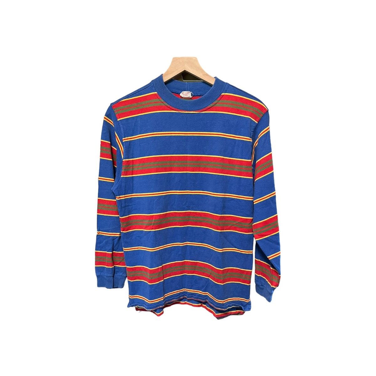 Vintage True Vintage European All Cotton Striped Long-Sleeve Shirt