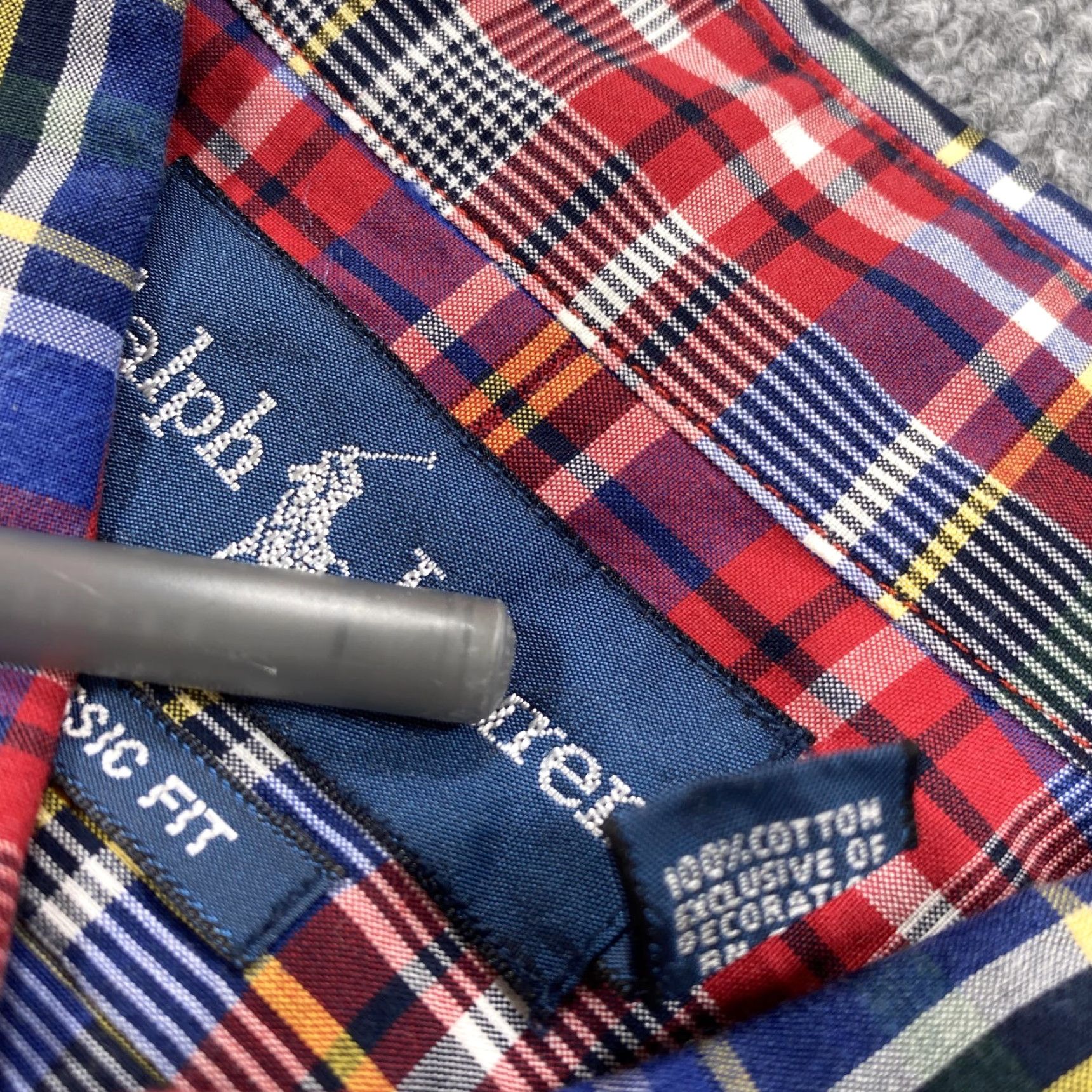 Ralph Lauren VINTAGE Ralph Lauren Shirt Mens M Red Plaid Long Sleeve Button Up Classic Size US M / EU 48-50 / 2 - 4 Thumbnail