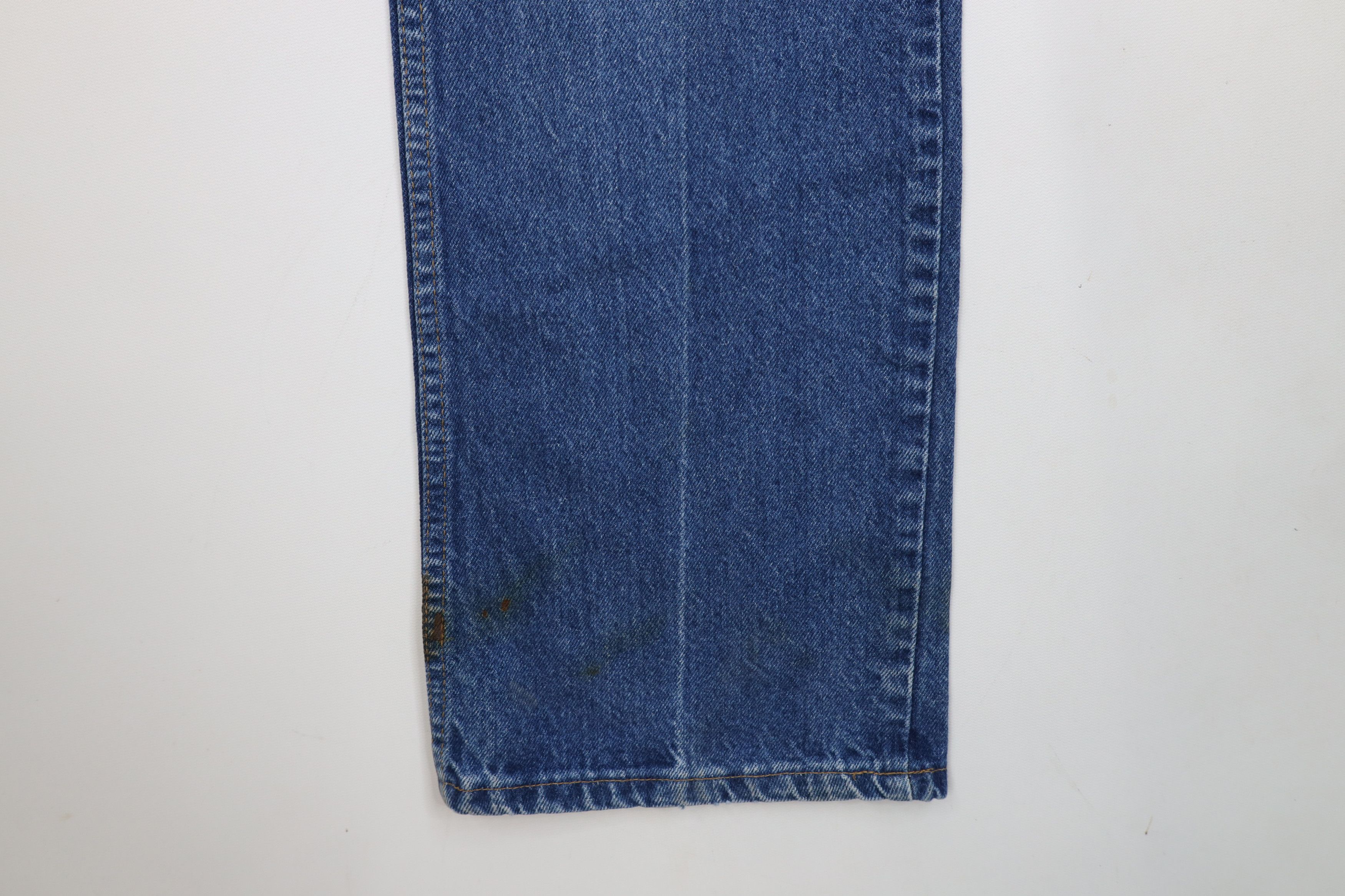 Vintage Vintage 90s Streetwear Flared Wide Leg Denim Jeans Blue USA Size US 36 / EU 52 - 5 Thumbnail