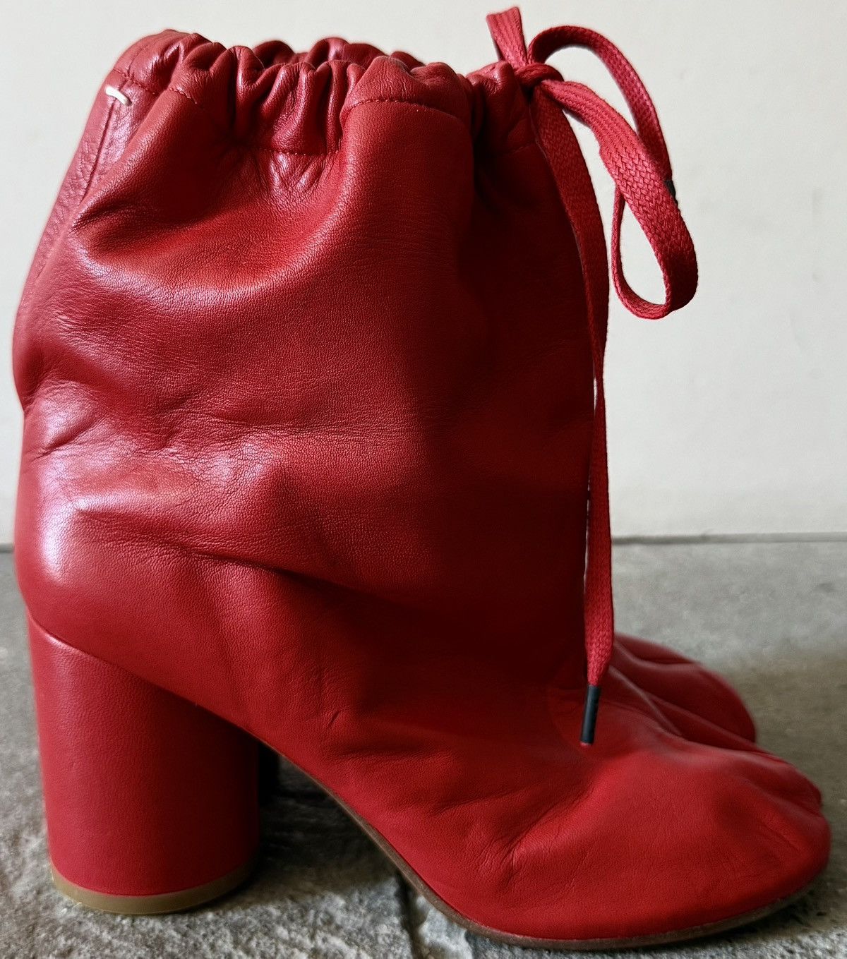 Maison Margiela Maison Margiela - SS2017 - Drawstring Balloon Tabi Boots Size US 6 / IT 36 - 8 Thumbnail
