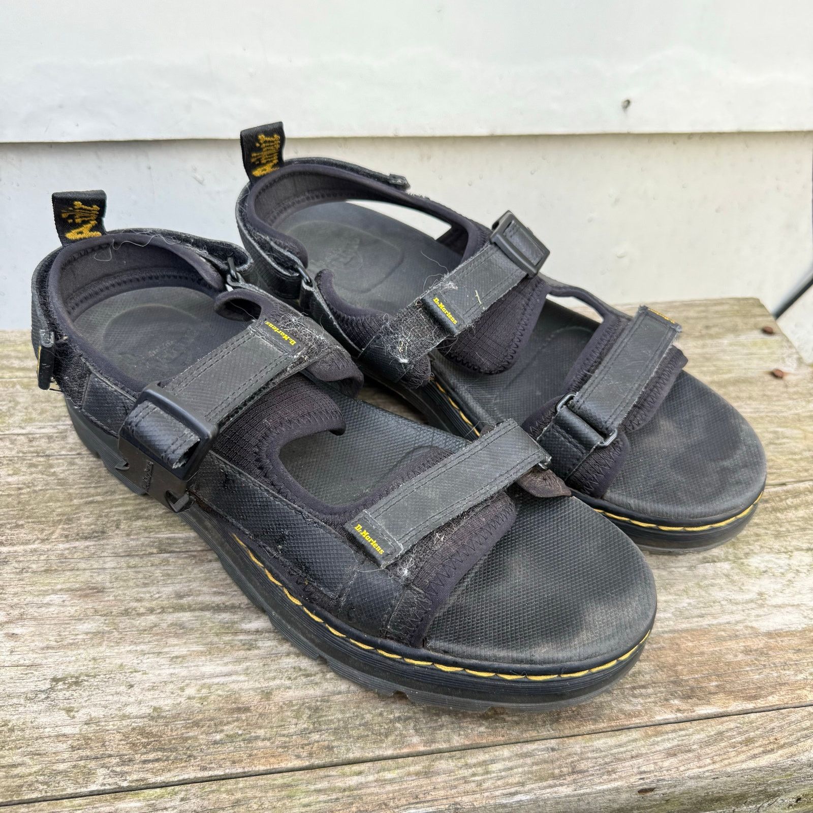 Dr. Martens Forster AirWair Black Sandals - Unisex Dr. Martens Forster Black Sandals US 8 main image 2