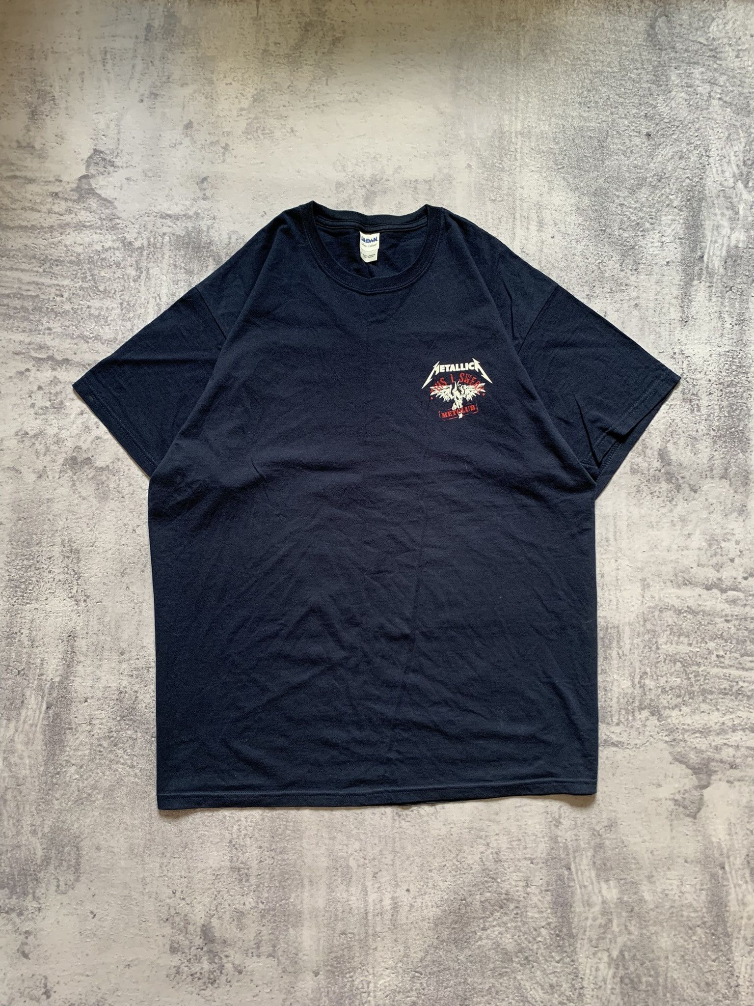 Gildan Metallica Clubber Metclub T Shirt Mens XL Size US XL / EU 56 / 4 - 1 Thumbnail