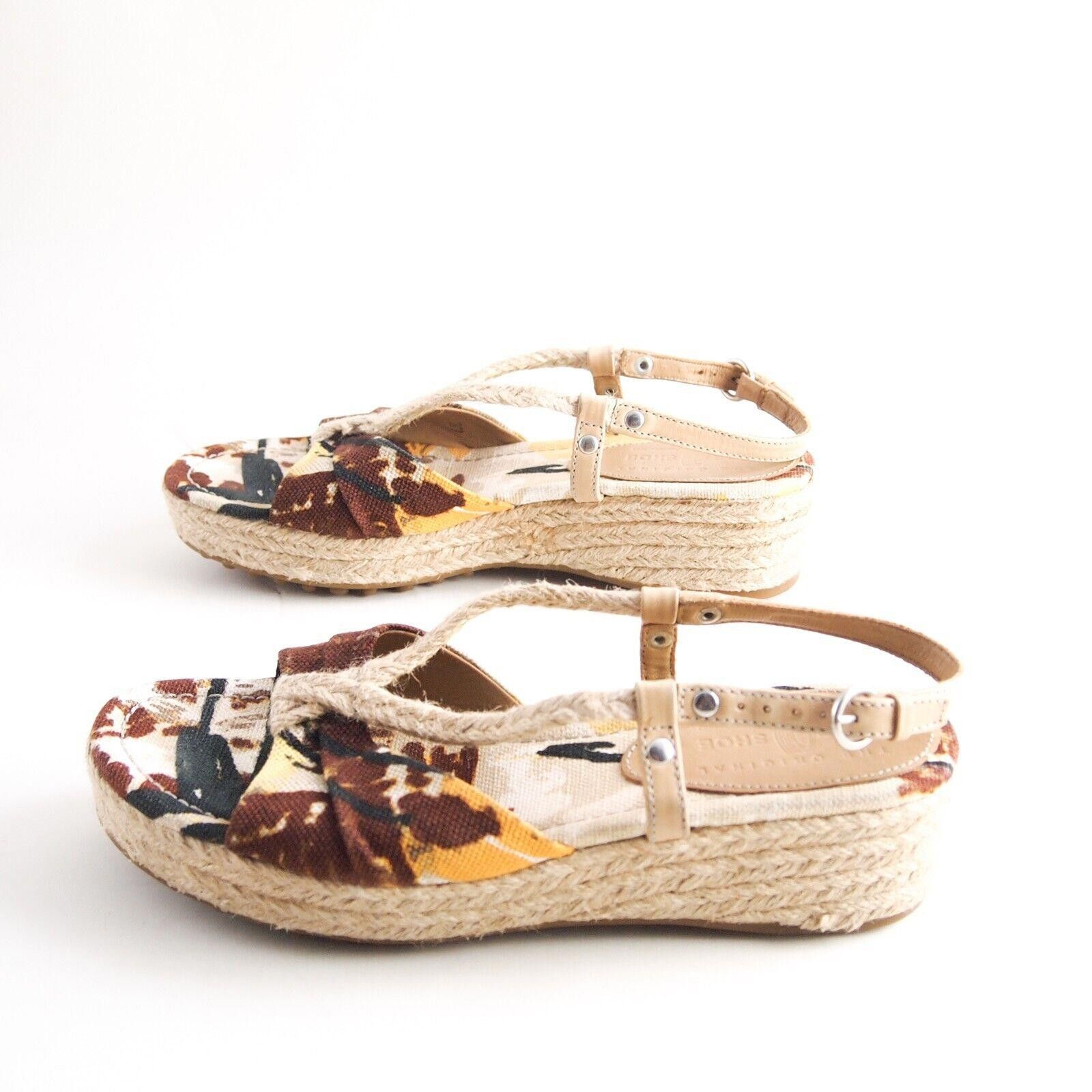 Car Shoe Car Shoe by Prada Wedge Sandals Espadrilles Size US 7 EU 37 Size US 7 / IT 37 - 2 Thumbnail