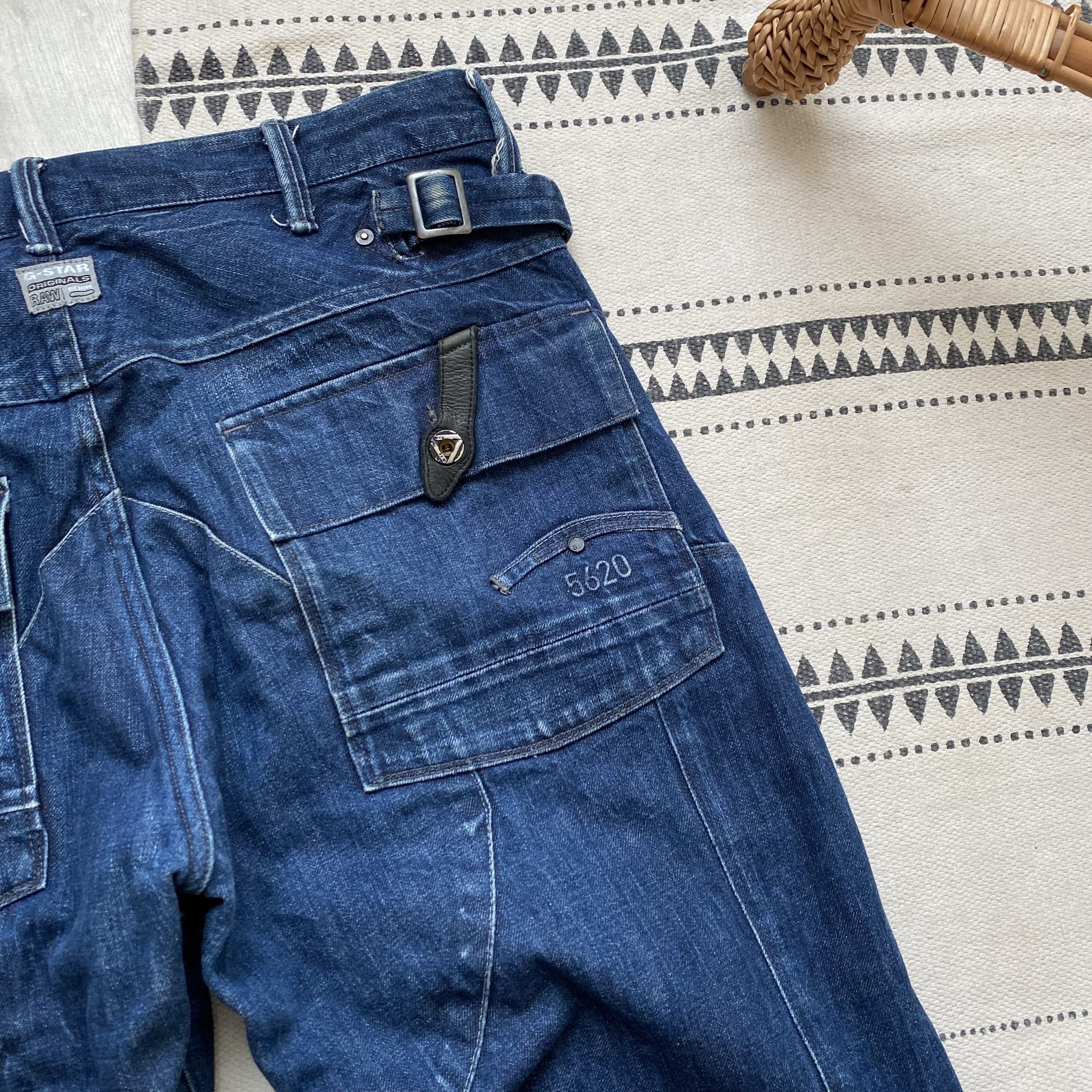 G-Star Vintage G-Star Elwood Loose Denim Pants Heavy jeans Size US 32 / EU 48 - 12 Thumbnail
