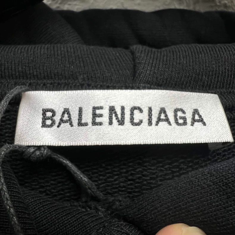 Balenciaga Balenciaga Wave Coke Black Hoodie Size US XS / EU 42 / 0 - 3 Thumbnail