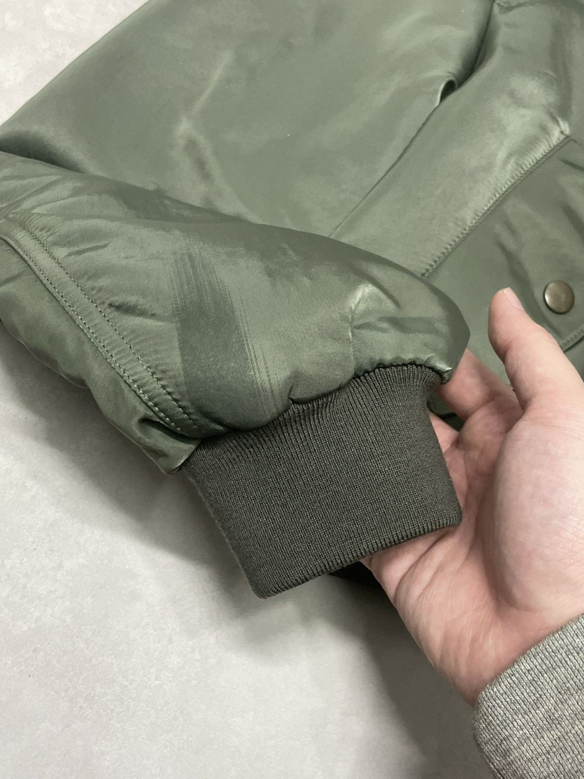 Balenciaga SS17 Balenciaga Padded MA1 Cropped Bomber Jacket Sz S Size US S / EU 44-46 / 1 - 8 Thumbnail