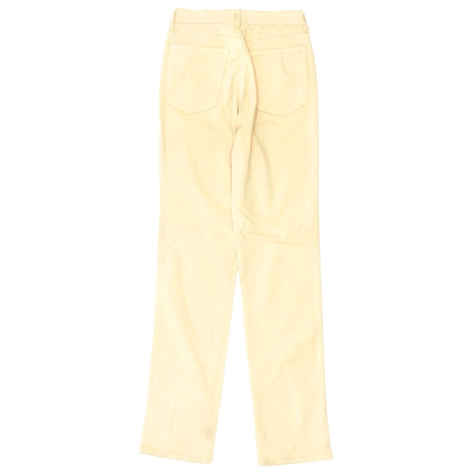 Vintage ICEBERG Beige Cotton Trousers W28 L30 Slim Casual Designer 30in 28in Womens Size 28" / US 6 / IT 42 - 2 Thumbnail