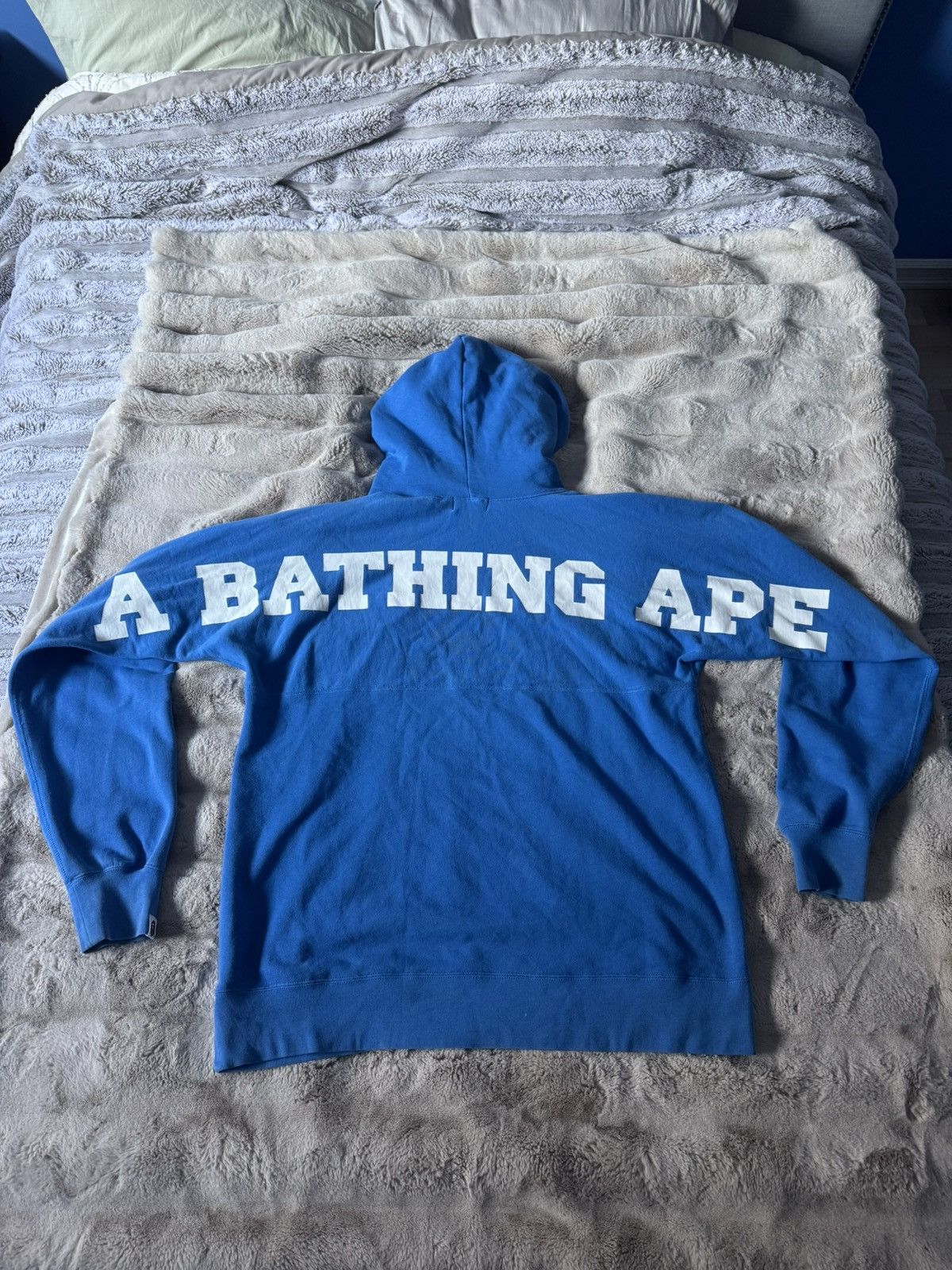 Bape BAPE Pastel Color Big Logo Wide Pullover Hoodie Size US XXL / EU 58 / 5 - 1 Thumbnail