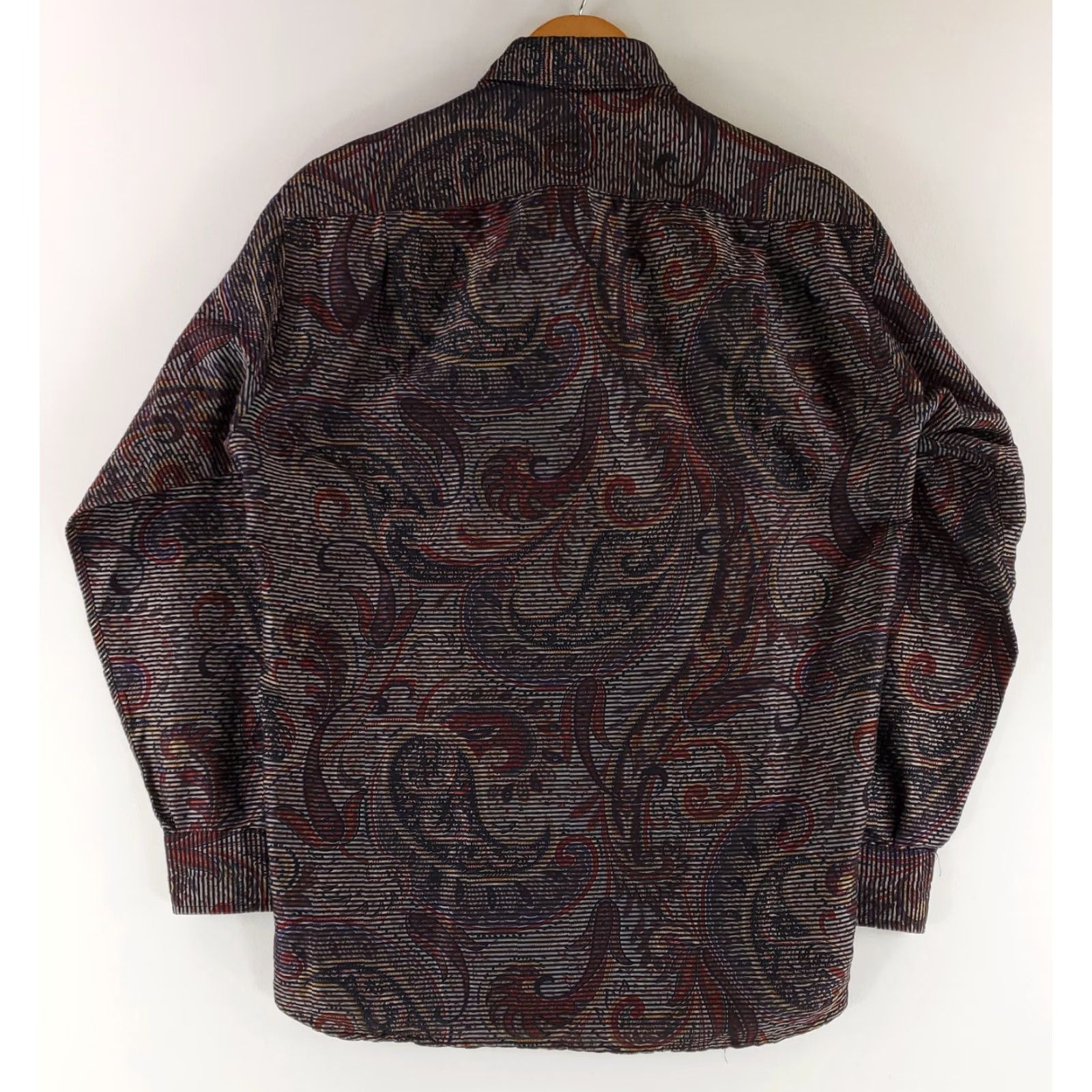 Vintage Gitman Bros Paisley Button Up Shirt Black Made USA Long Sleeve Mens M Size US M / EU 48-50 / 2 - 4 Thumbnail