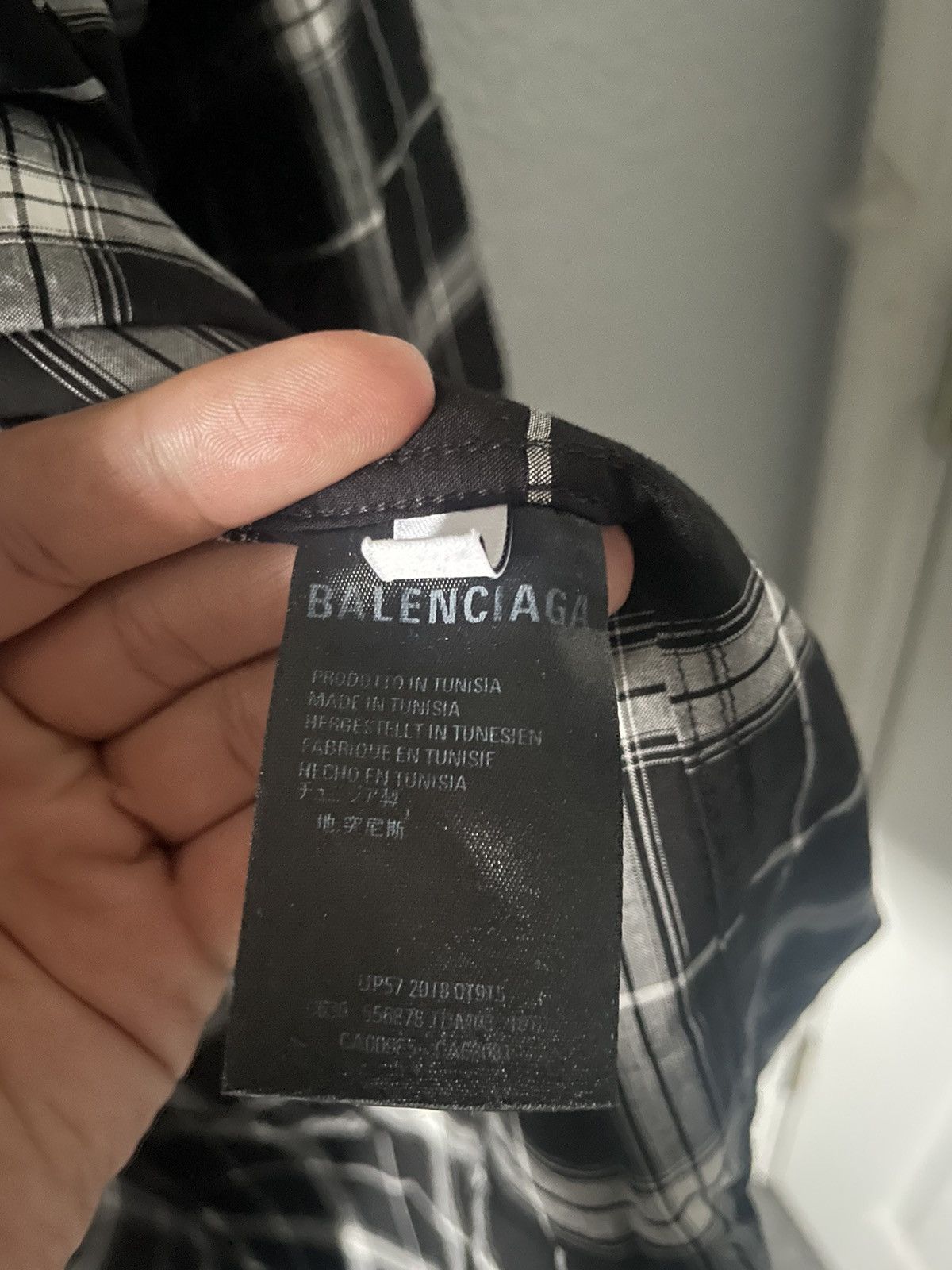 Balenciaga Balenciaga Black White Button shirt Size US M / EU 48-50 / 2 - 6 Thumbnail
