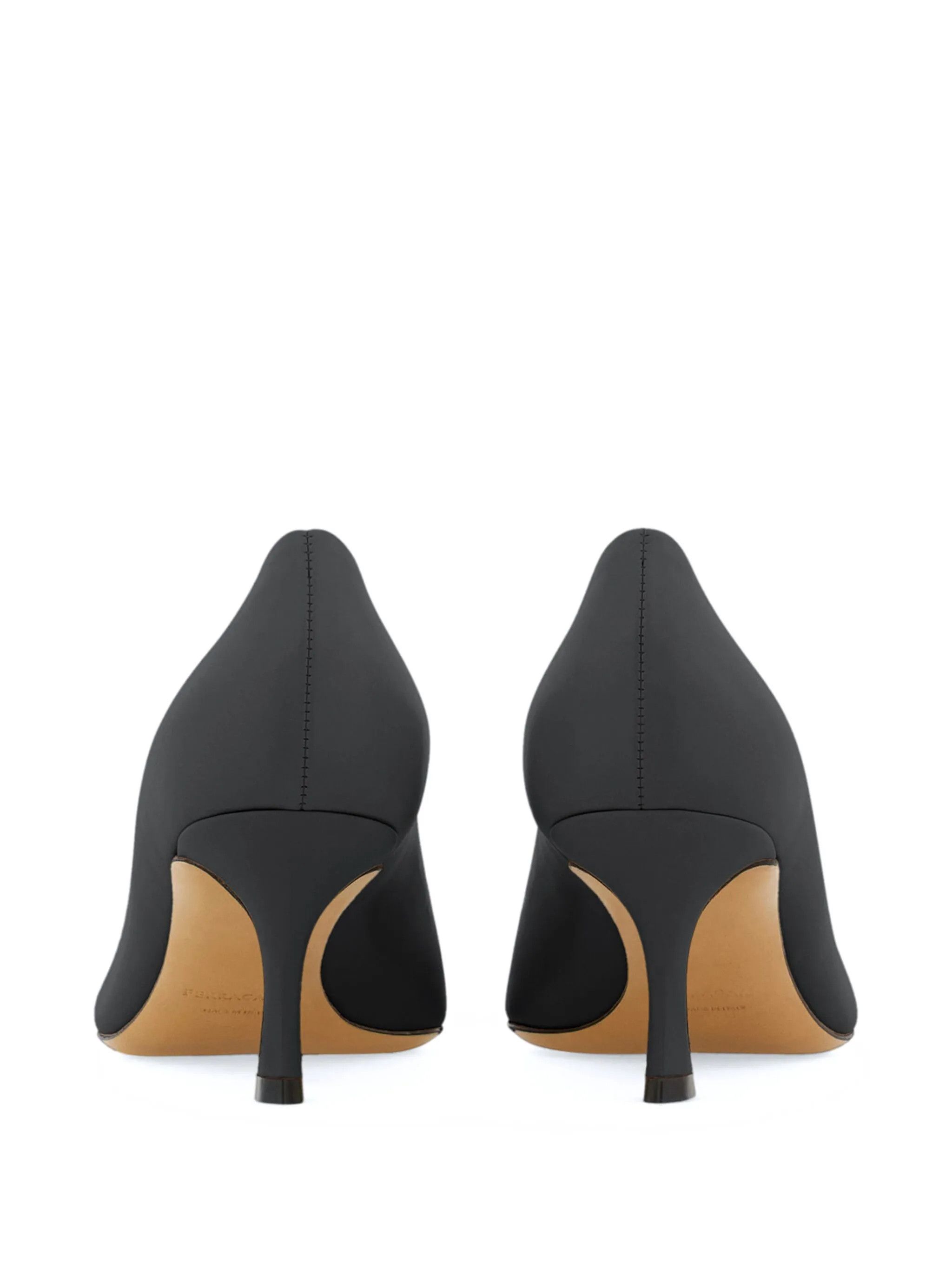 Salvatore Ferragamo o1s1rm0126 Gancini-plaque Pumps in Black Size US 11 / IT 41 - 3 Thumbnail