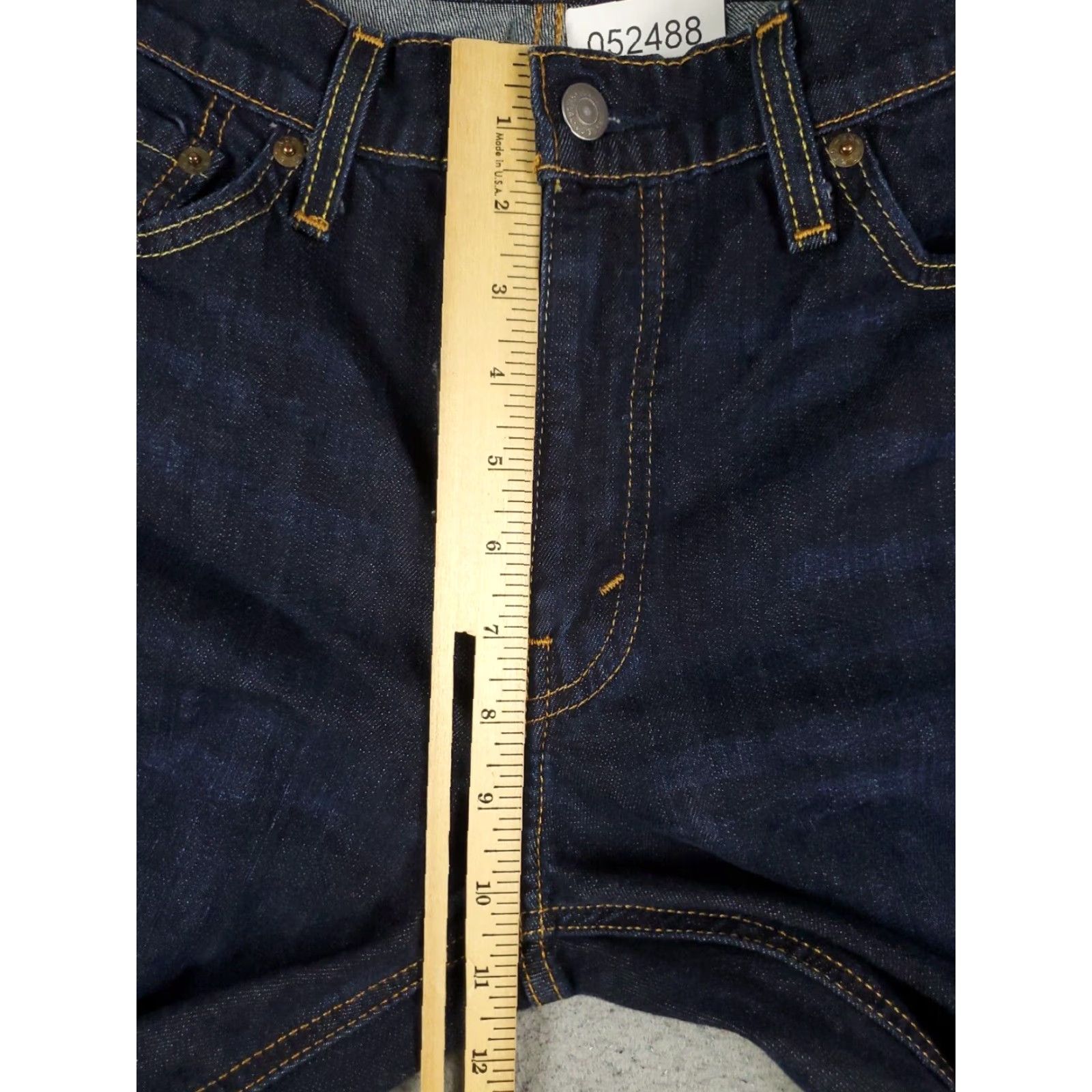 Levi's Levis Mens Jeans 32x28 Blue Athletic Fit Straight Leg Denim Pants Size 32 Extra Large Size US 32 / EU 48 - 3 Thumbnail