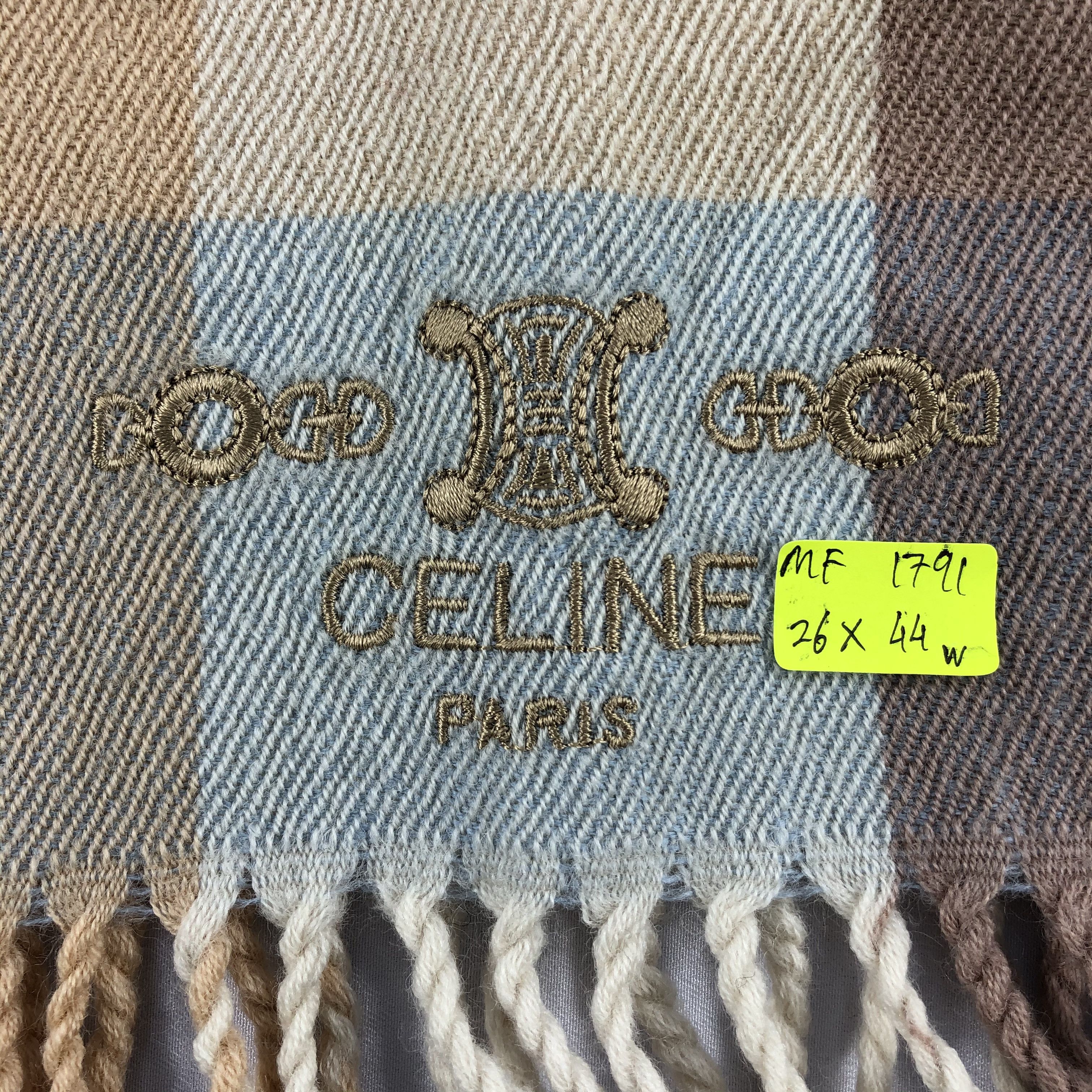 Celine Vintage Celine Scarf/Muffler/Neckwear MF1791 Size ONE SIZE - 5 Thumbnail