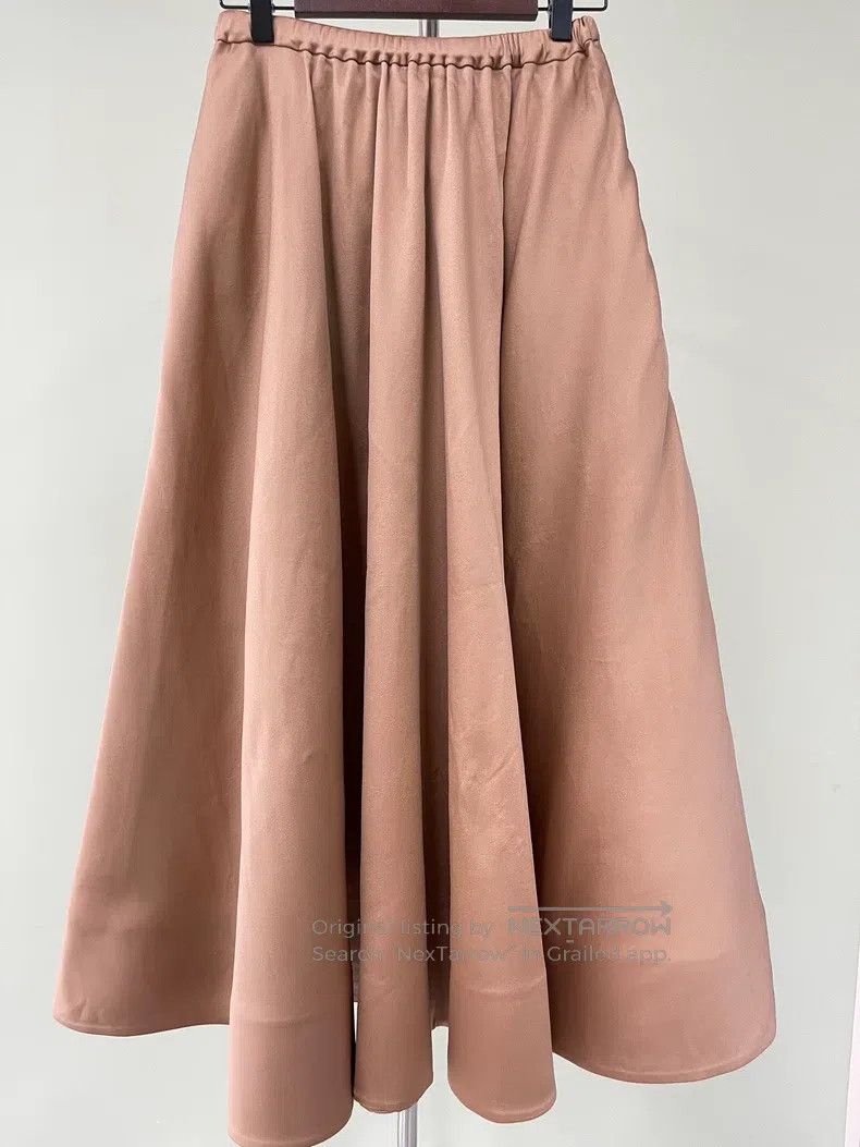 Valentino Valentino Solid mid-waisted pleated casual maxi skirt Size S / US 4 / IT 40 - 2 Thumbnail