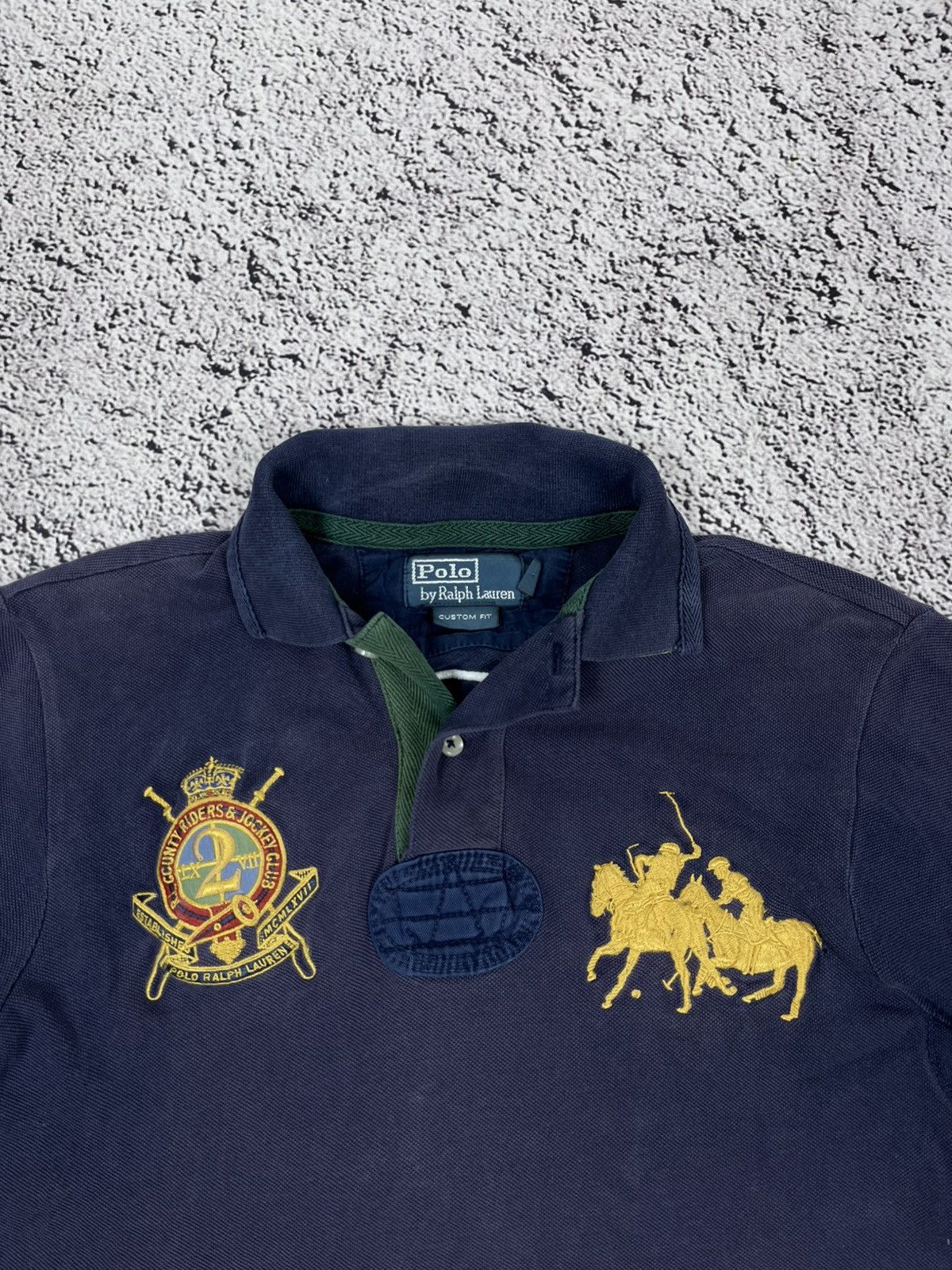 Ralph Lauren Polo Ralph Lauren Faded Logo Polo Chief Keef Style Size S Size US S / EU 44-46 / 1 - 5 Thumbnail