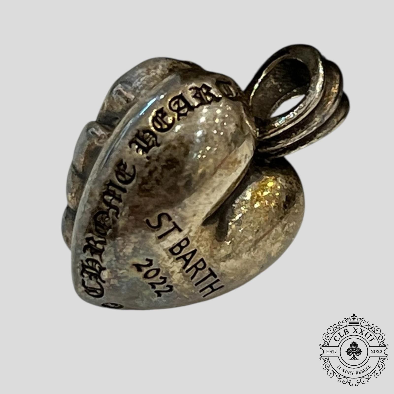Chrome Hearts Chrome Hearts St Barth Vine Hearts Pendant in Silver Size ONE SIZE - 3 Thumbnail