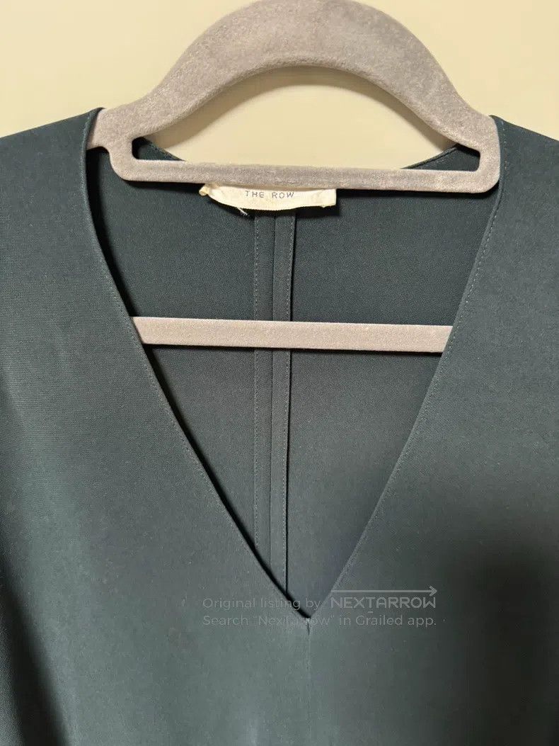 The Row The Row Moss green cape-style dress Size XS / US 0-2 / IT 36-38 - 2 Thumbnail