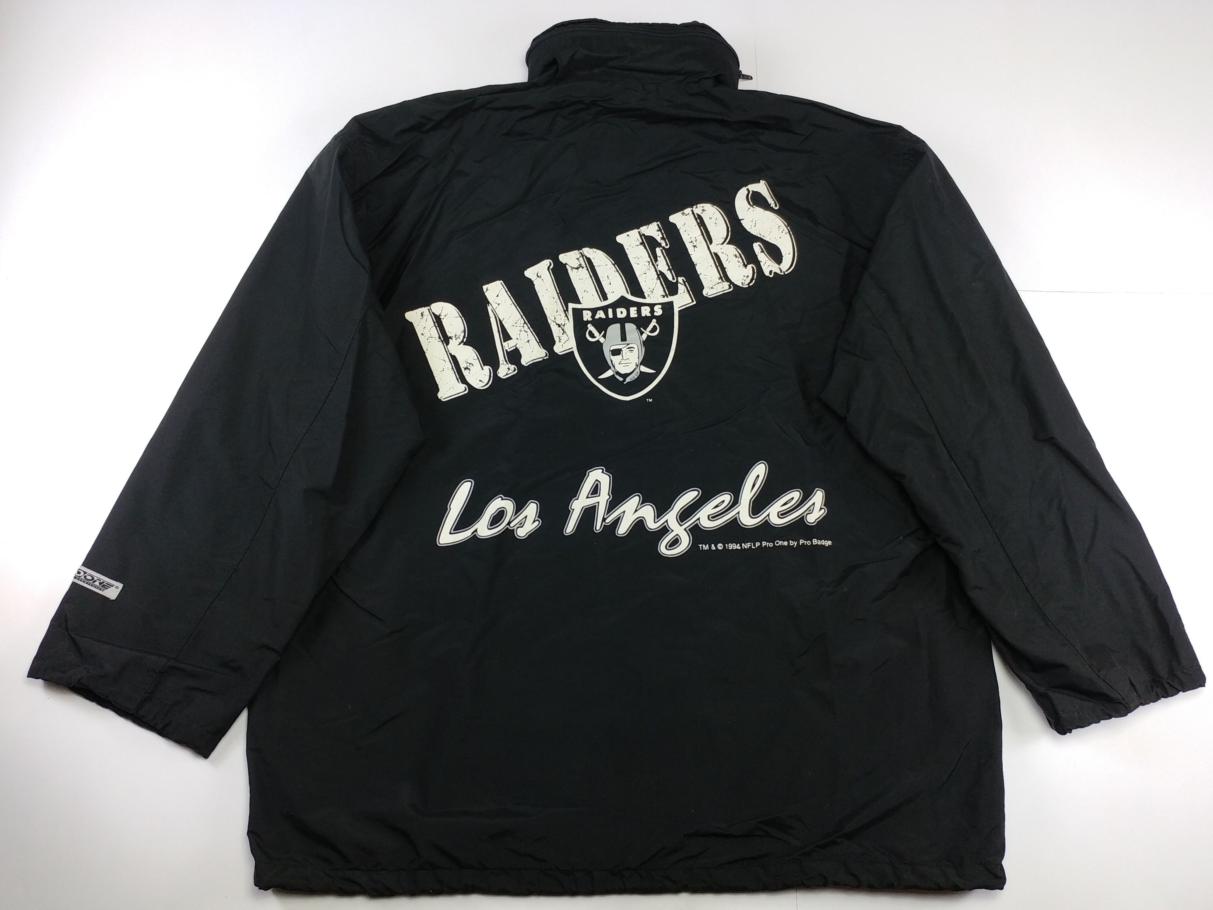 NFL Los Angeles Raiders jacket, 1994 Pro One, vintage Oakland XL Size US XL / EU 56 / 4 - 1 Thumbnail