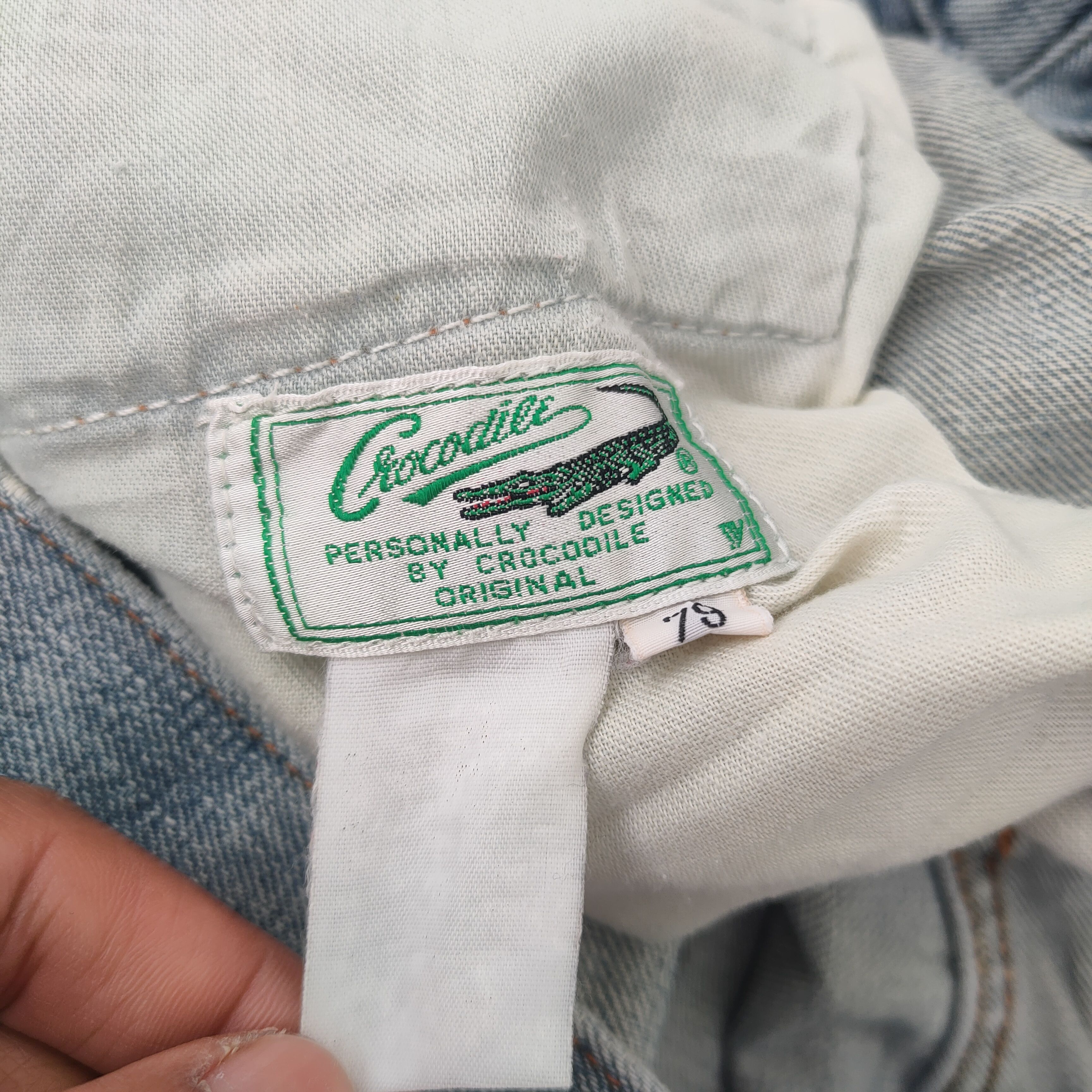 Crocs VINTAGE CROCODILE FADED JEANS DENIM PANTS Size US 32 / EU 48 - 14 Thumbnail