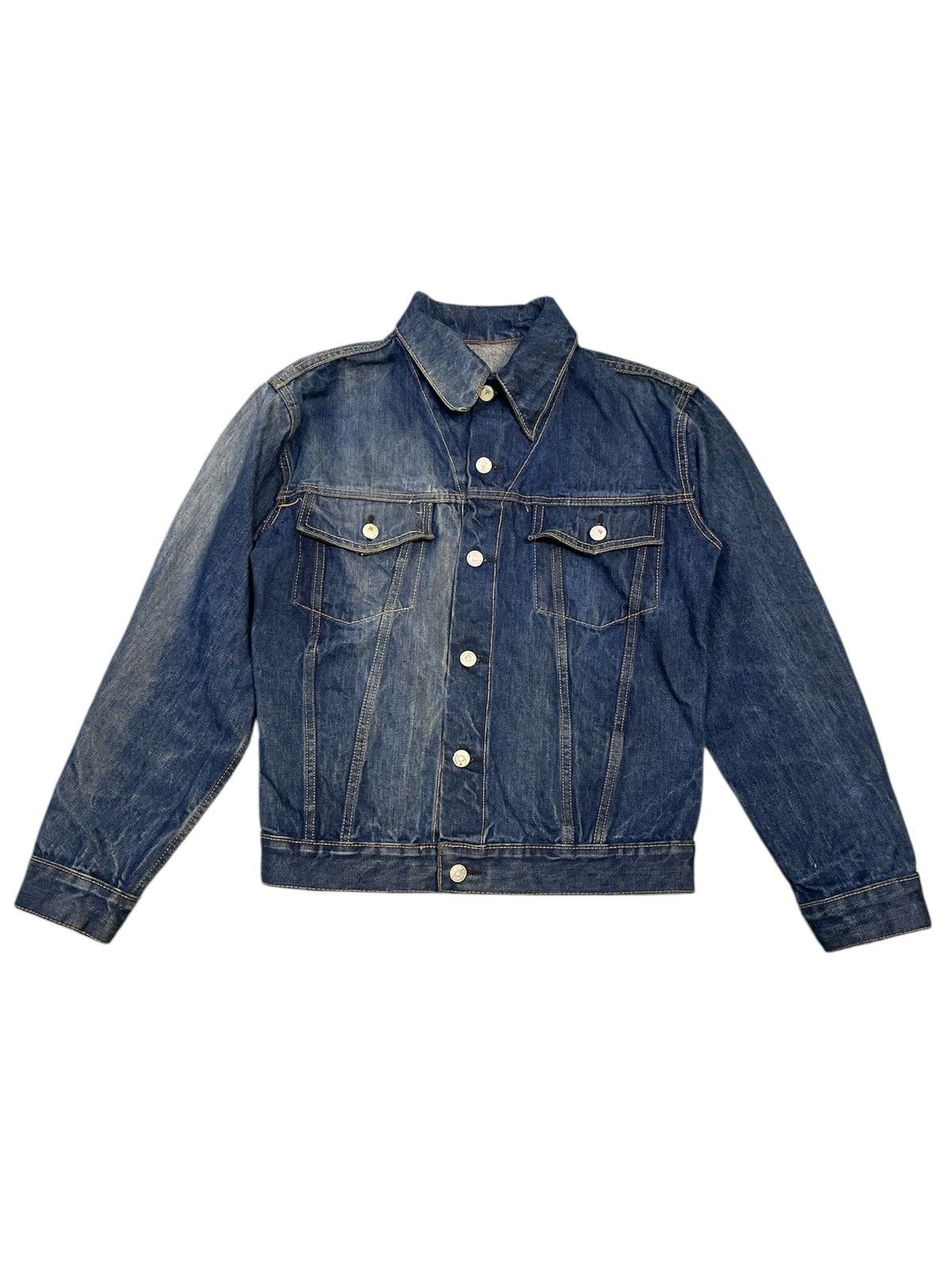 Denim & Co. Vintage Canton Selvedge Made in USA Denim Jacket Size US M / EU 48-50 / 2 - 1 Thumbnail