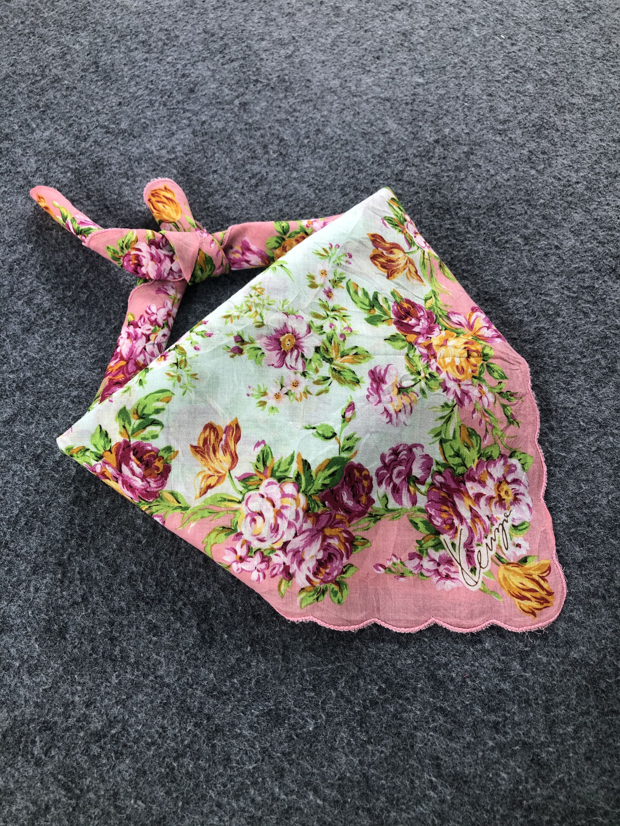 Kenzo × Vintage Kenzo Floral Handkerchief / Bandana / Neckerchief Size ONE SIZE - 2 Thumbnail