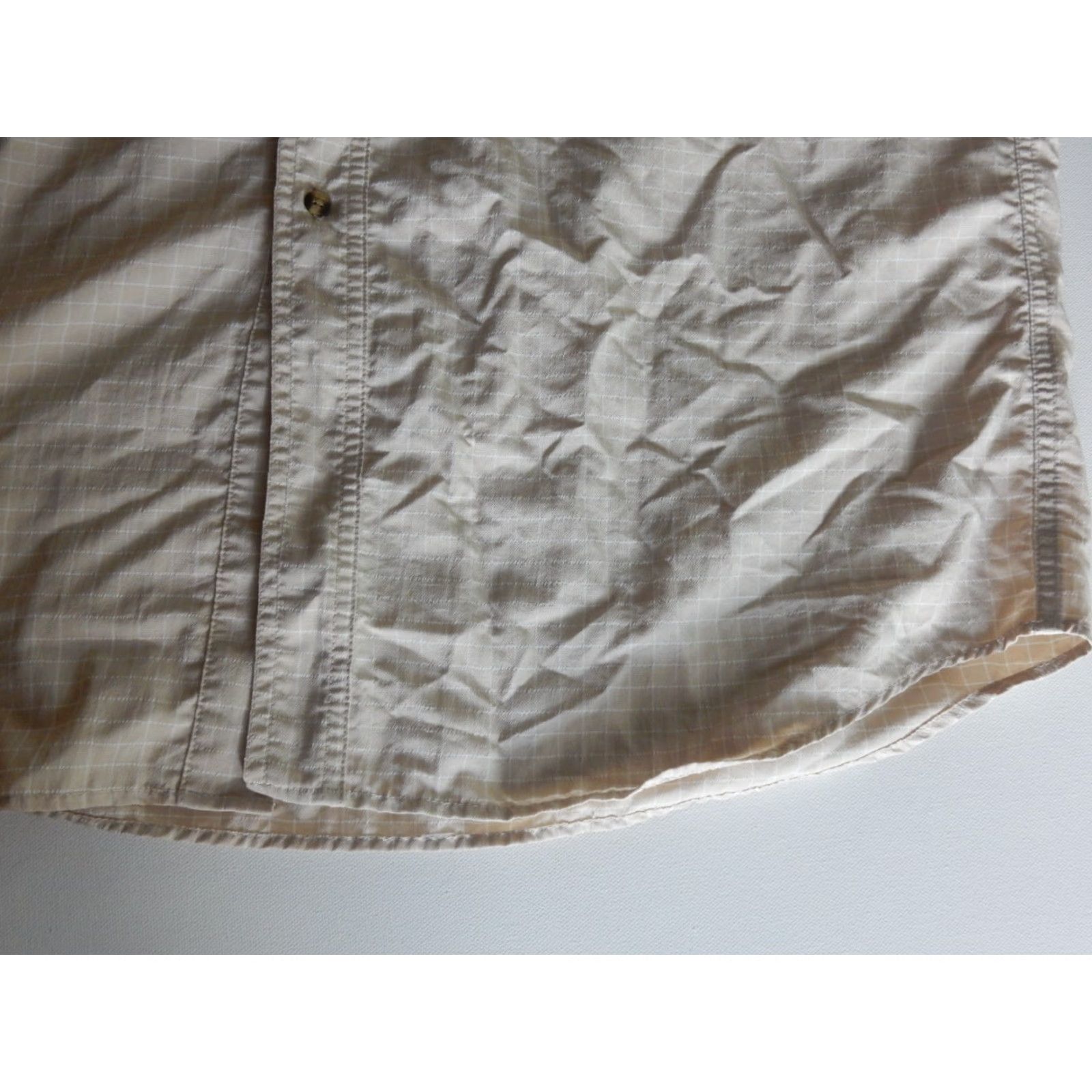 Vintage L.L. Bean VENTED PLAID BUTTON-UP SHIRT Men's Big & Tall MT Beige Fishing Size US M / EU 48-50 / 2 - 2 Thumbnail