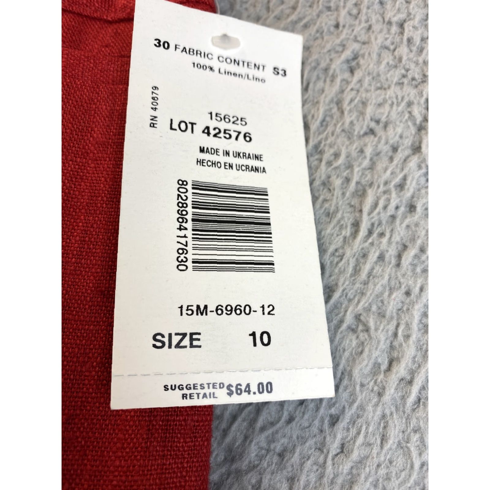 Vintage VINTAGE harvé benard Pants Dress Pants Women 10 Red 31" Waist 32" Inseam NWT Lenin/Business Casual Women Mens? Wait. Size 32" / US 10 / IT 46 - 5 Thumbnail