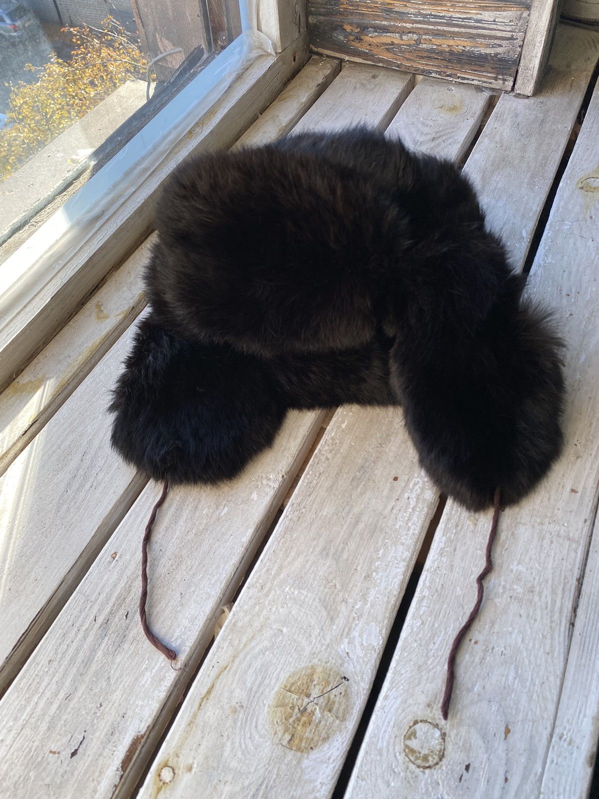 Vintage Vintage 60-70s USSR Fur hat trapper hat winter hat Size ONE SIZE - 2 Thumbnail