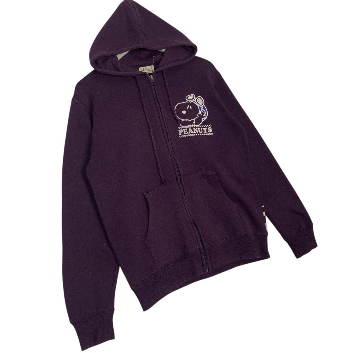 Vintage Vintage Peanuts Printed Hoodie Sweater Purple Jumper Size M Size US M / EU 48-50 / 2 - 3 Thumbnail