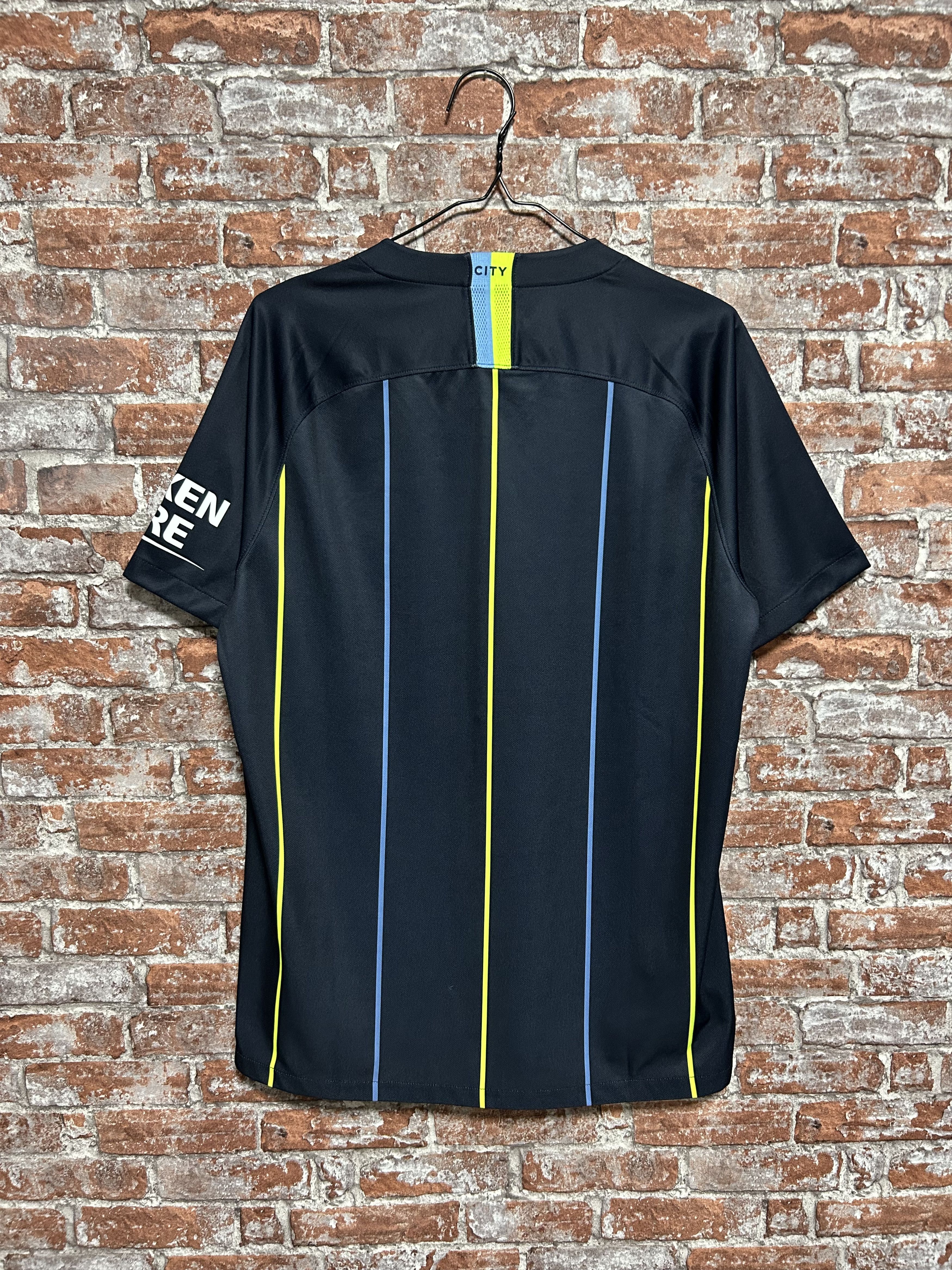 Nike Manchester City 2018 2019 Away Football Shirt 919002-476 Size US L / EU 52-54 / 3 - 2 Thumbnail