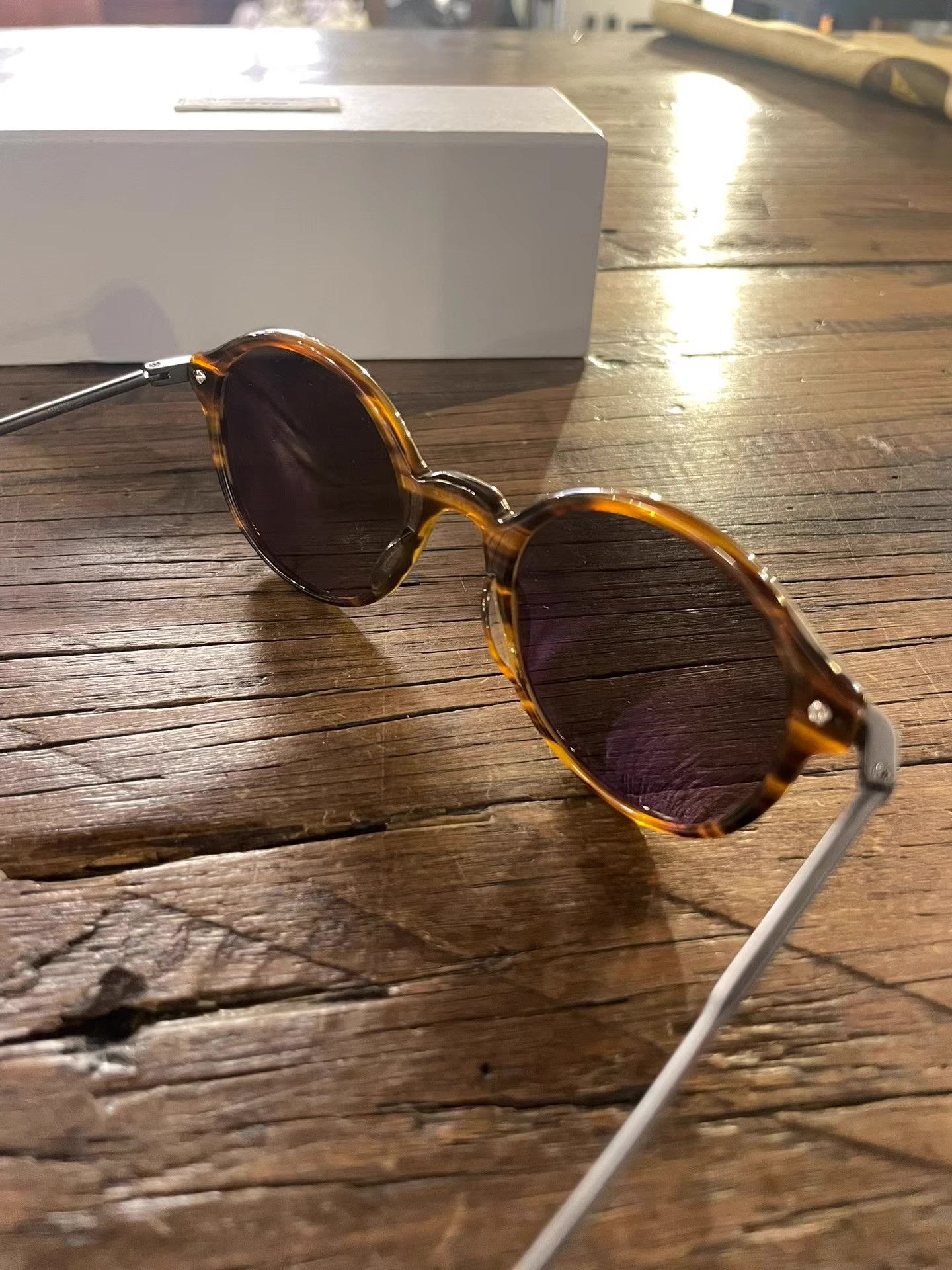 Thom Browne Thom Browne Amber black-grey lens sunglasses。Ｑ25 Size ONE SIZE - 4 Thumbnail