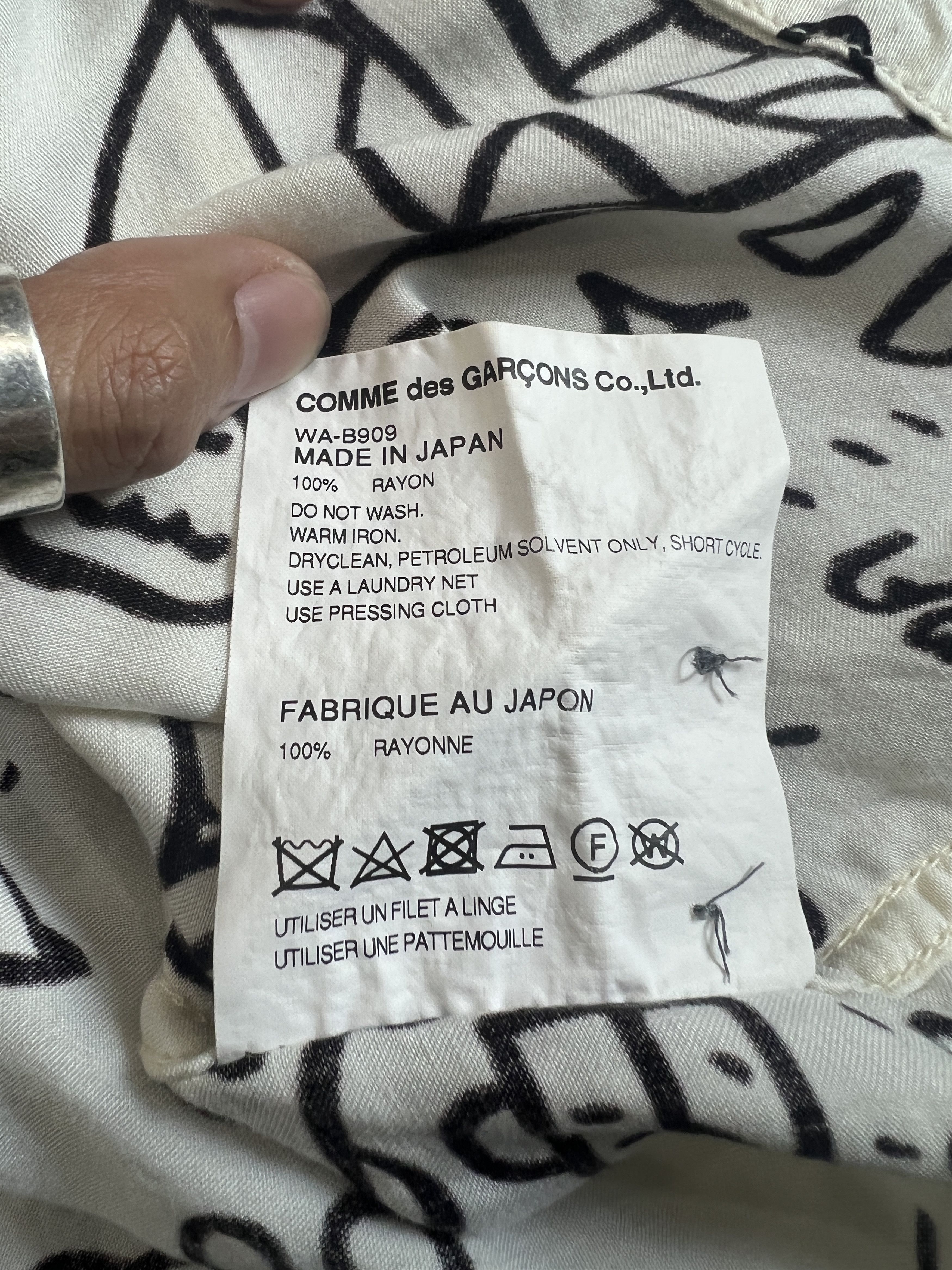 Junya Watanabe eYe Junya Watanabe Comme des Garçons MAN x1UP Graffiti Shirt Size US XS / EU 42 / 0 - 7 Thumbnail