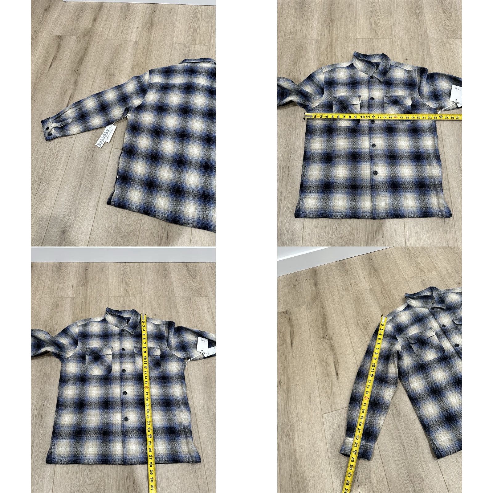 Katin NWT KATIN Shiloh Blue Heavy Weight Button Up Flannel Mens Large Size US L / EU 52-54 / 3 - 9 Thumbnail