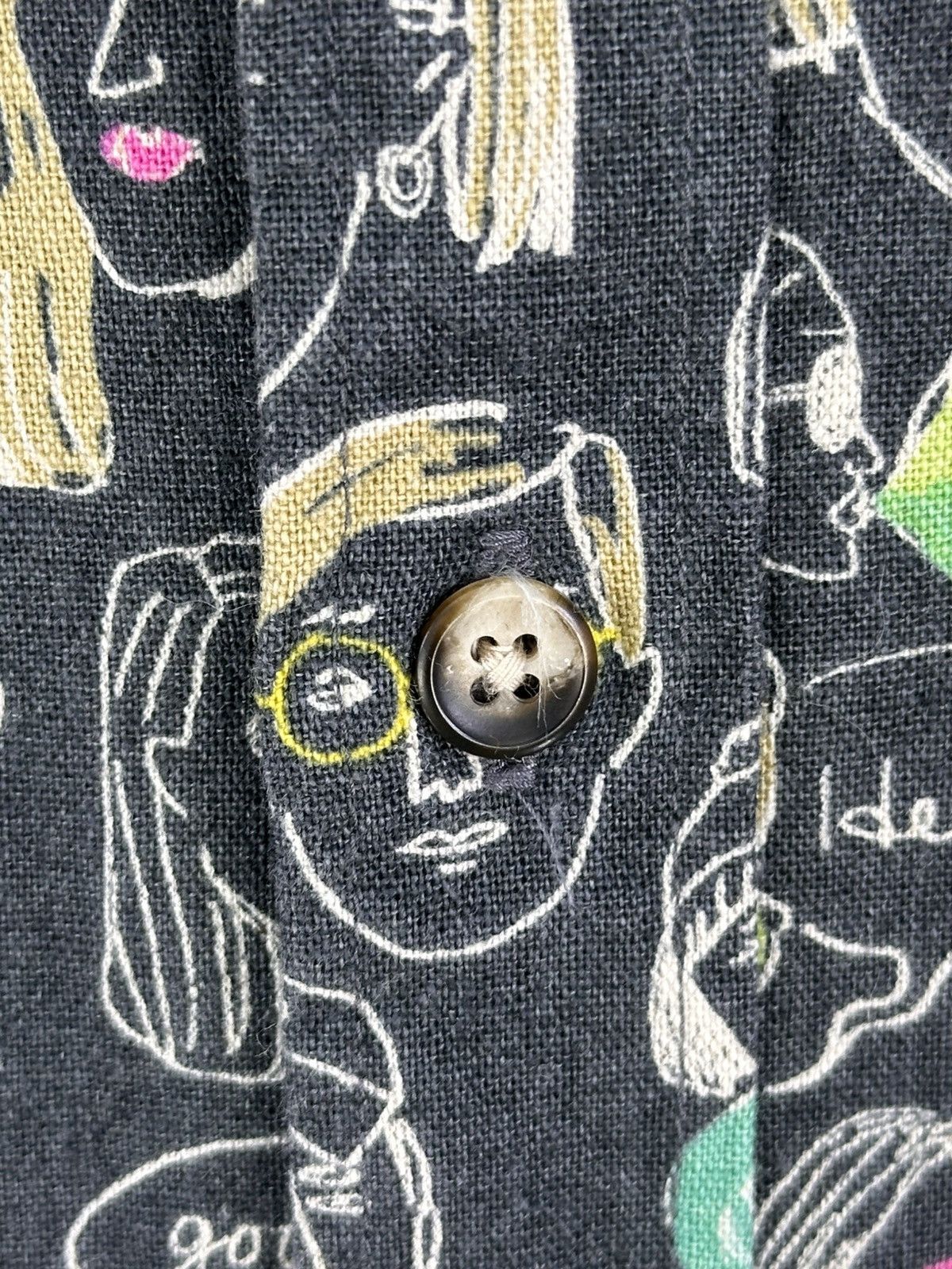 Flannel Ciao Fullprint Flannel Shirt Button Up Size US M / EU 48-50 / 2 - 8 Thumbnail