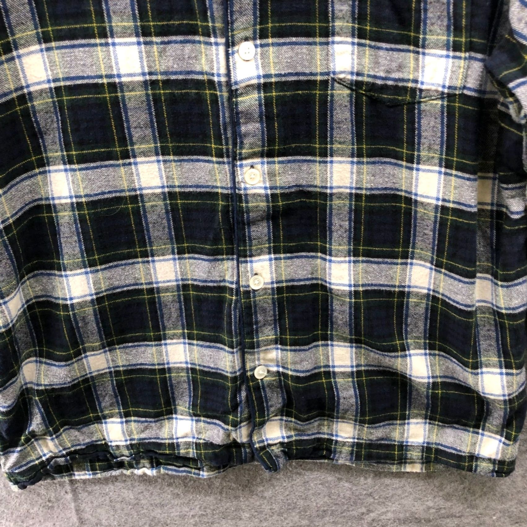 J.Crew J. Crew Flannel Pajama Shirt Mens M Green Scotch Tartan Plaid Cotton Button-Up Size US M / EU 48-50 / 2 - 6 Thumbnail