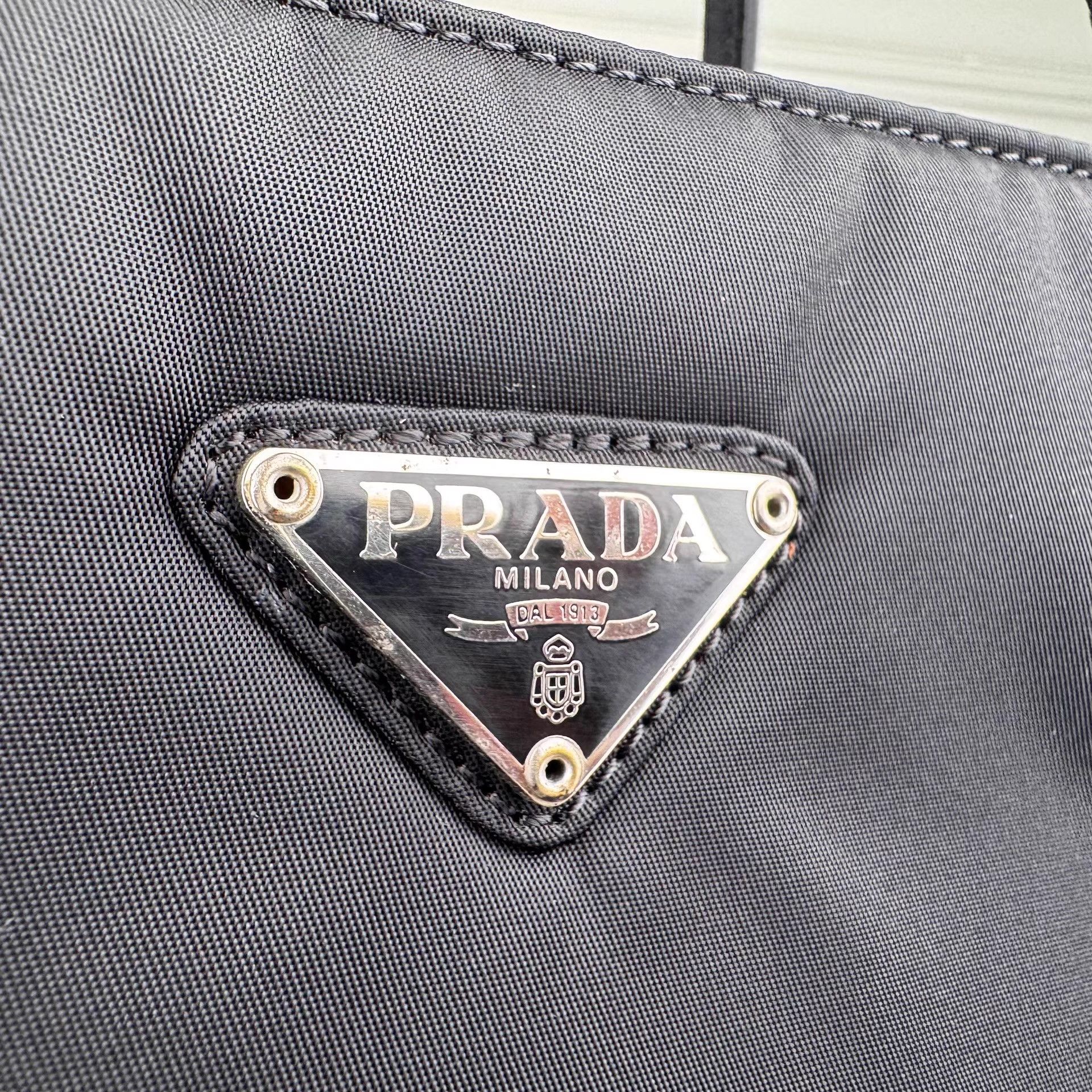 Prada Prada vintage nylon parachute fabric women's handbag Ｑ27 Size ONE SIZE - 9 Thumbnail