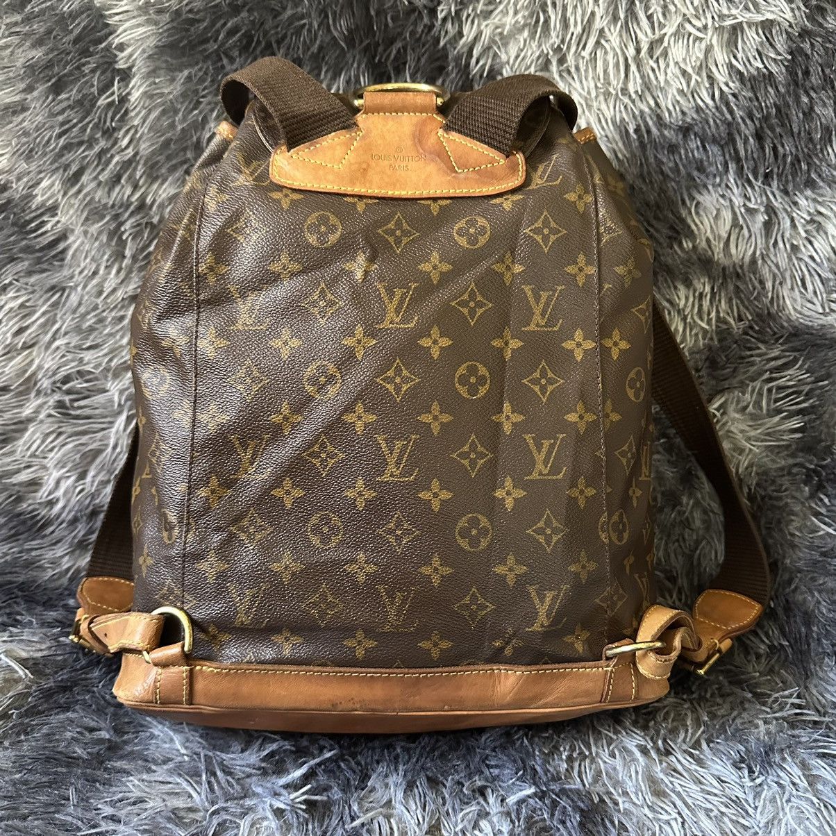 Louis Vuitton Louis Vuitton Montsouris GM Backpack Monogram Canvas Size ONE SIZE - 11 Thumbnail