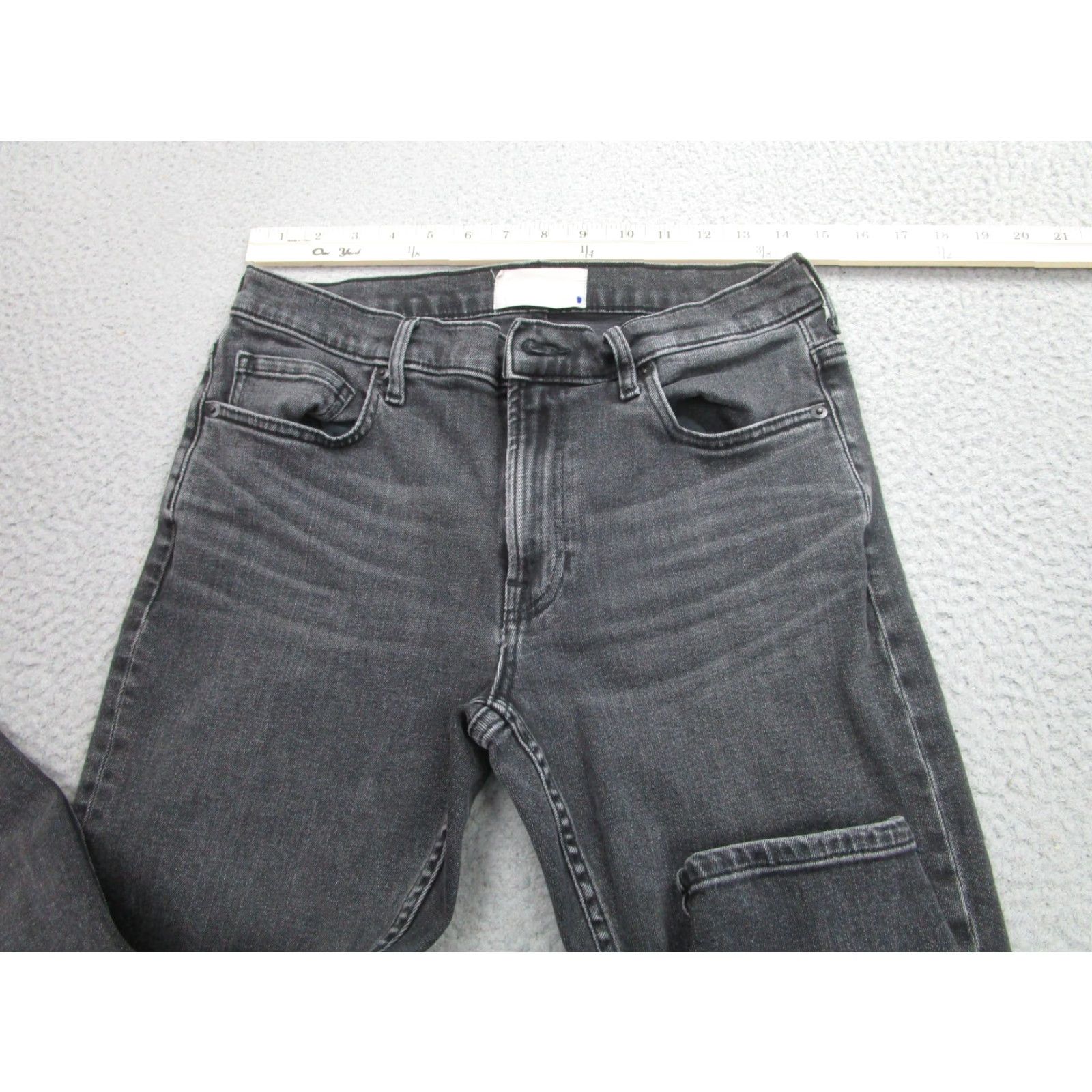 Everlane Everlane Women's Jeans 29 Black Ankle Skinny Mid Rise Stretch Denim Pants Size 29" - 3 Thumbnail