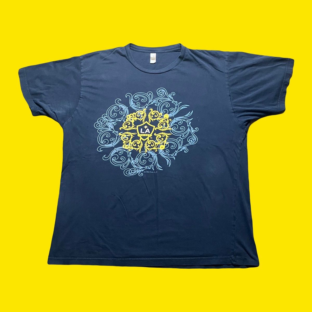 Anvil Anvil LA Galaxy Los Angeles MLS Soccer T Shirt Size US XL / EU 56 / 4 - 1 Thumbnail