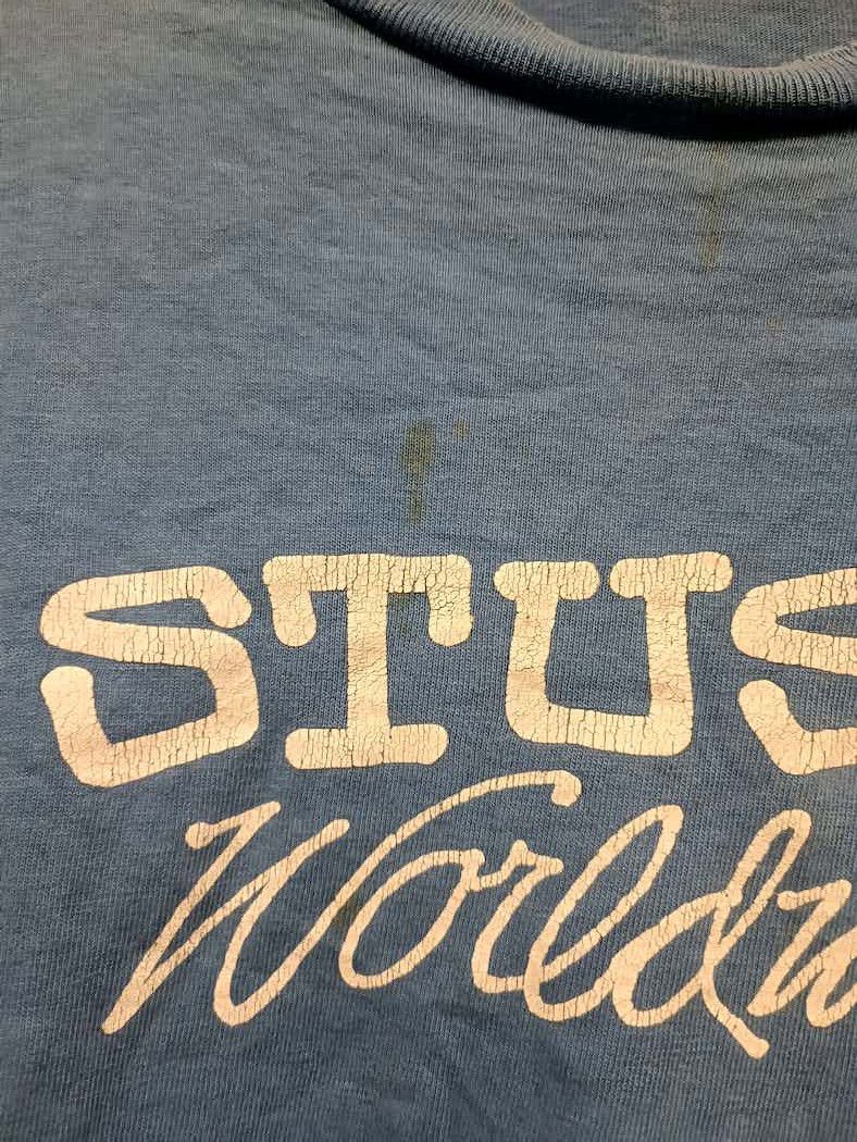 Stussy vintage long sleeve stussy worldwide Size US L / EU 52-54 / 3 - 9 Thumbnail