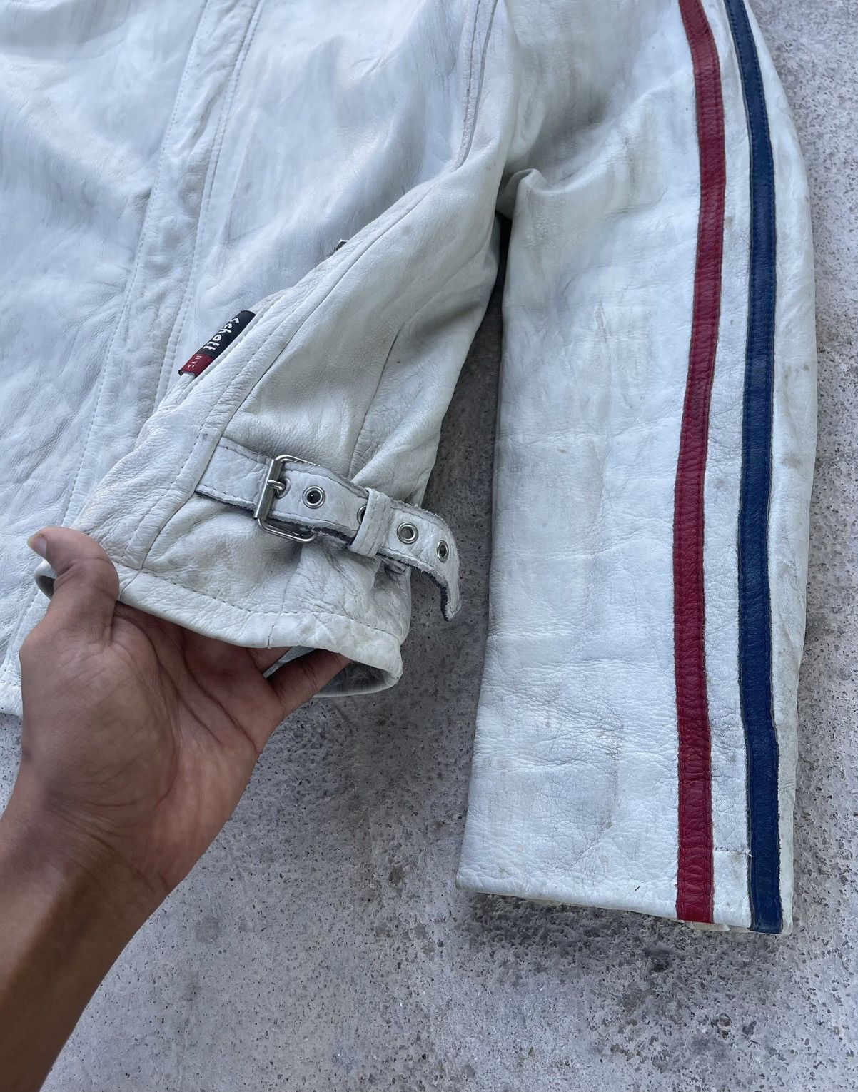 Genuine Leather × Schott 🔥Vintage Schott Classic Sheep Leather Racer Jacket Size US L / EU 52-54 / 3 - 9 Thumbnail