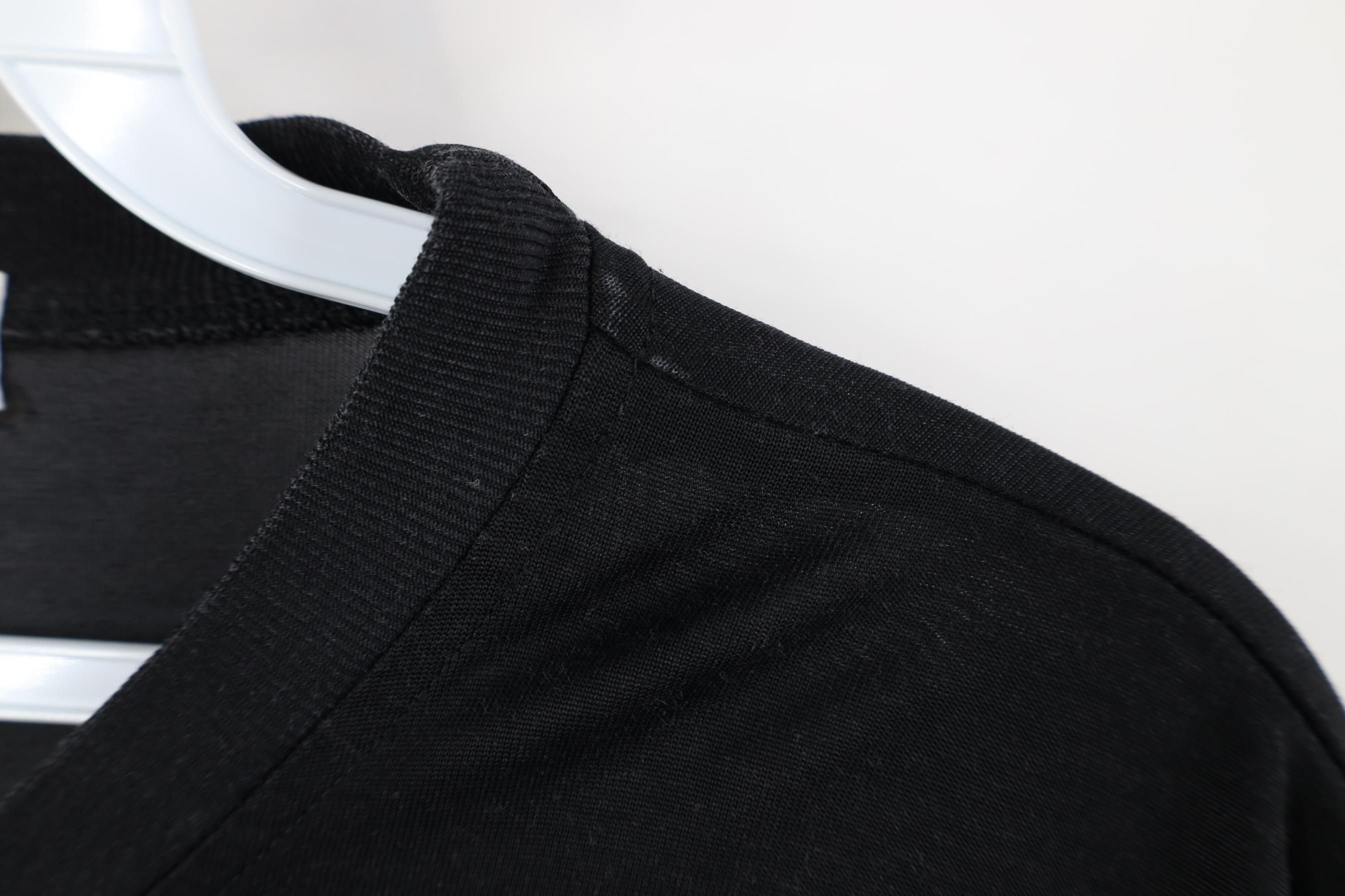 Vintage Vintage 90s Streetwear Gabardine Blend Knit Blank T-Shirt Size US M / EU 48-50 / 2 - 5 Thumbnail