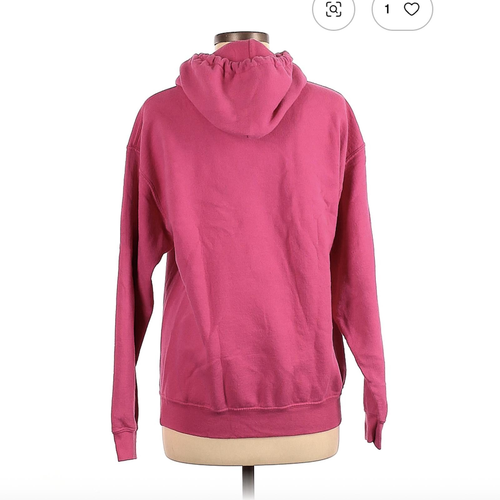 Mtv MTV Pink Pullover Hoodie Size M Leopard Print Logo Size M / US 6-8 / IT 42-44 - 2 Thumbnail