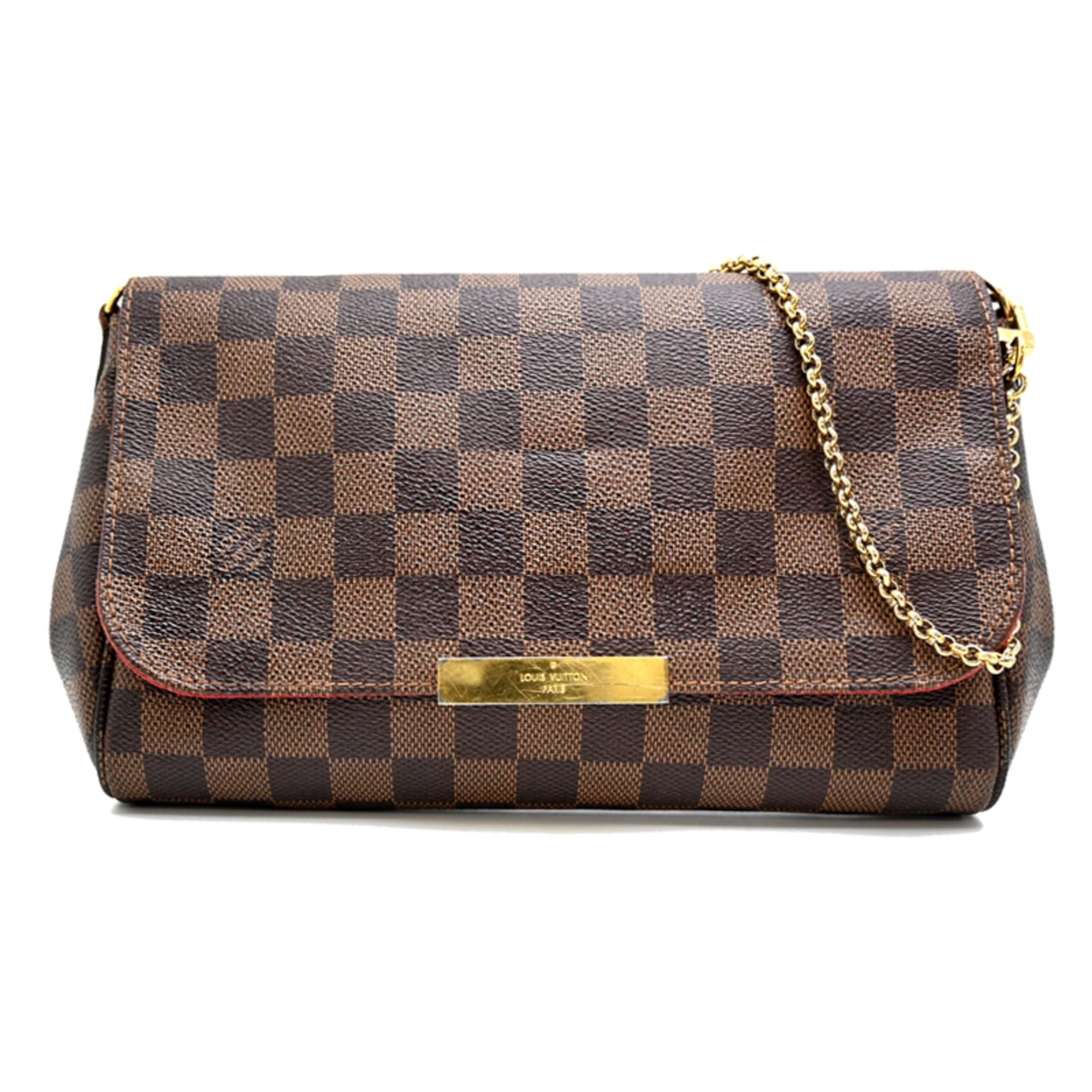 Louis Vuitton Favorite PM Women's Shoulder Bag N41276 (Discontinued) Damier Brown