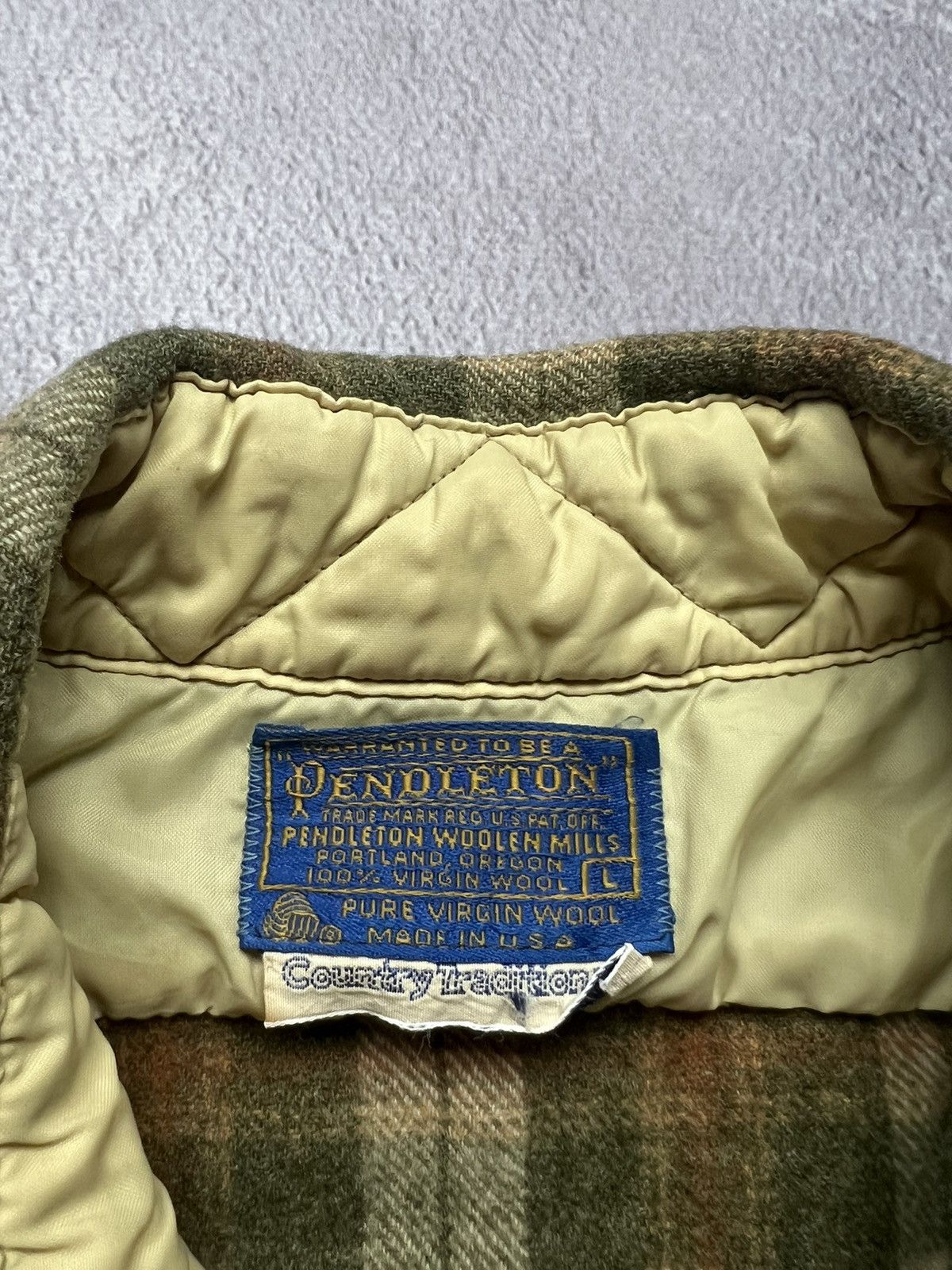 Pendleton × Vintage Vintage 80s 90s Pendleton Wool Over Shirt Size US S / EU 44-46 / 1 - 6 Thumbnail