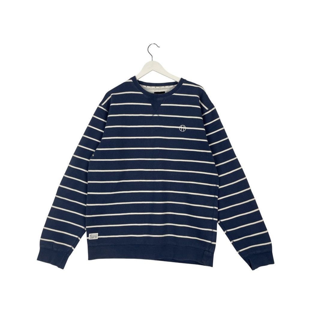 Designer × Vintage vintage Hoodie/sweater Huf x sun surf x surf style - blue Size US L / EU 52-54 / 3 - 1 Thumbnail